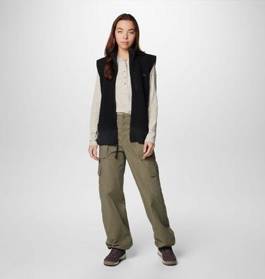 Pantaloni cargo in cotone antistrappo Brea Falls da donna, Color: Stone Green, image 3