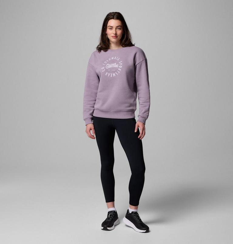 Women's Meridian Creek Sweatshirt, Color: Shale Purple, Columbia All Around, image 5