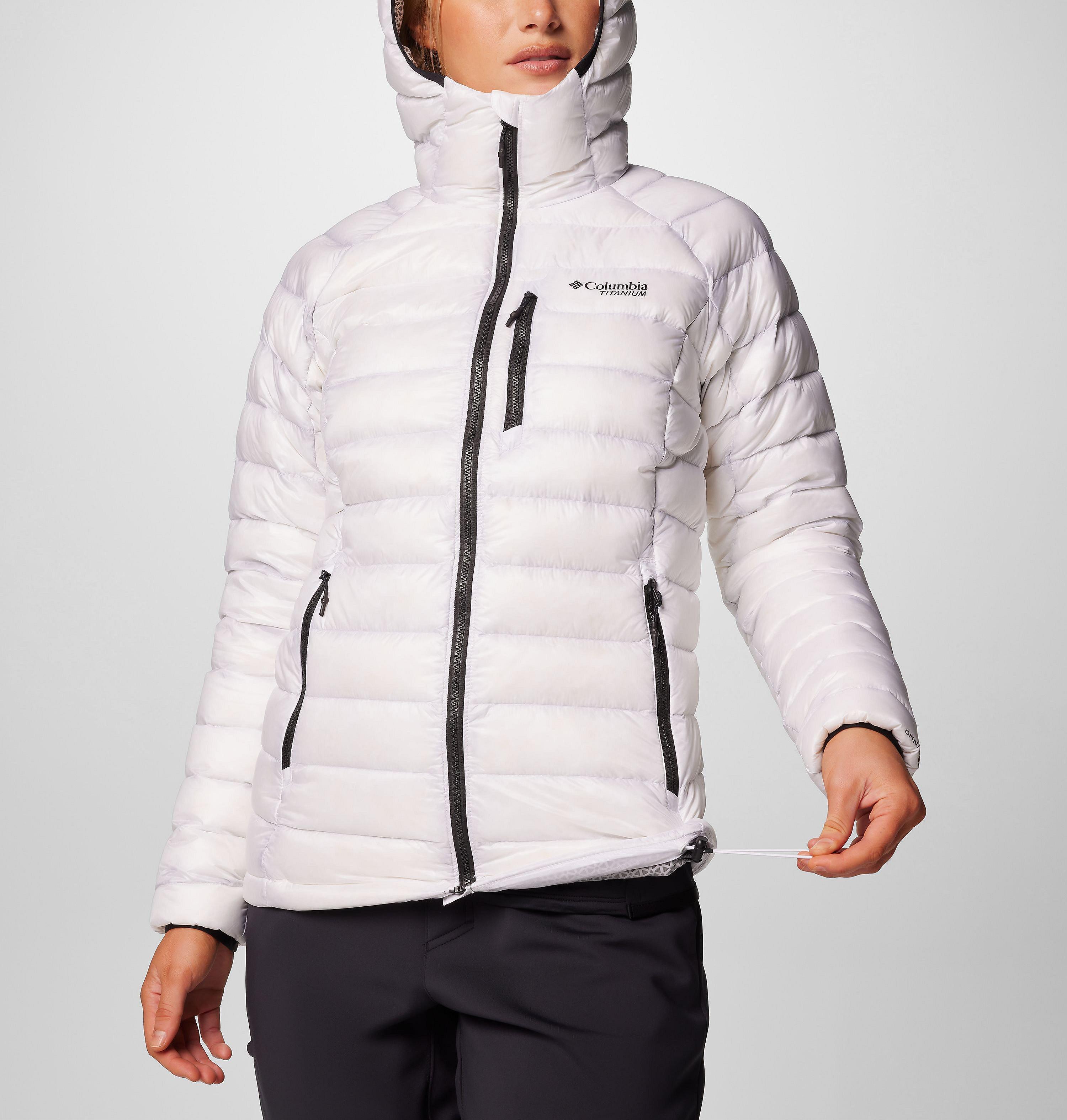 Women's Arctic Crest Down Hooded Jacket 6
