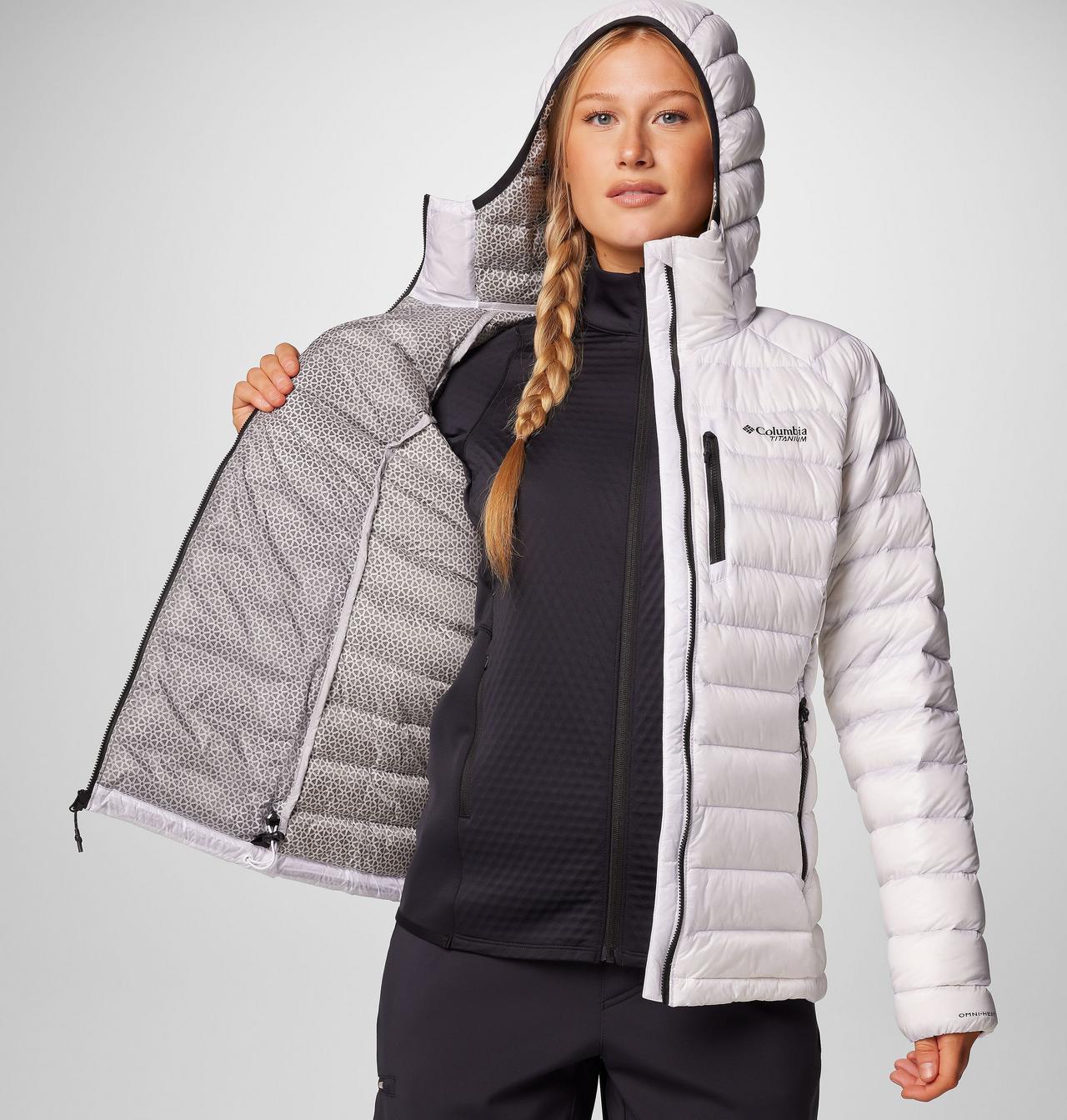 Women's Arctic Crest™ Down Hooded Jacket 7
