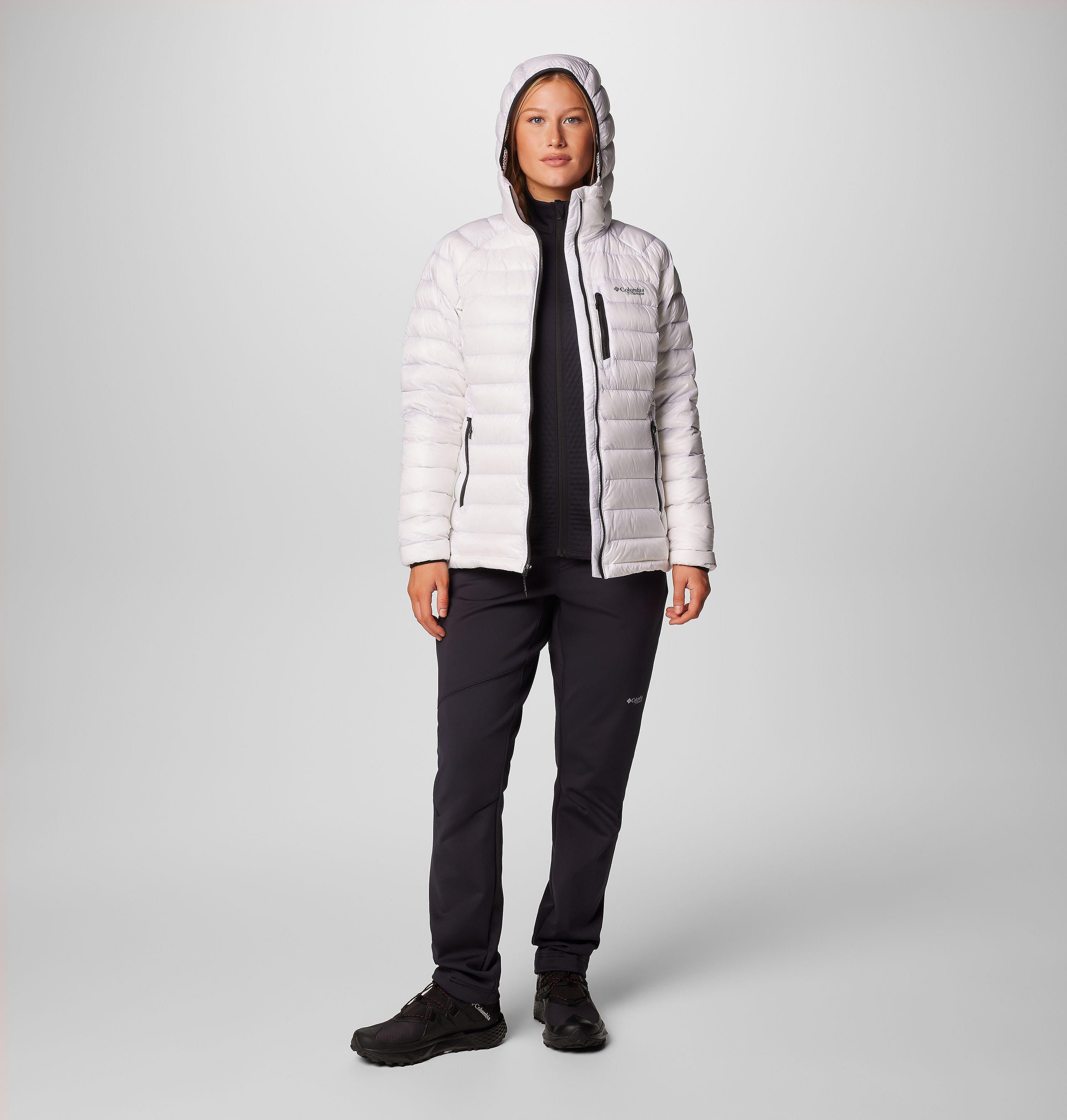 Women's Arctic Crest Down Hooded Jacket 3