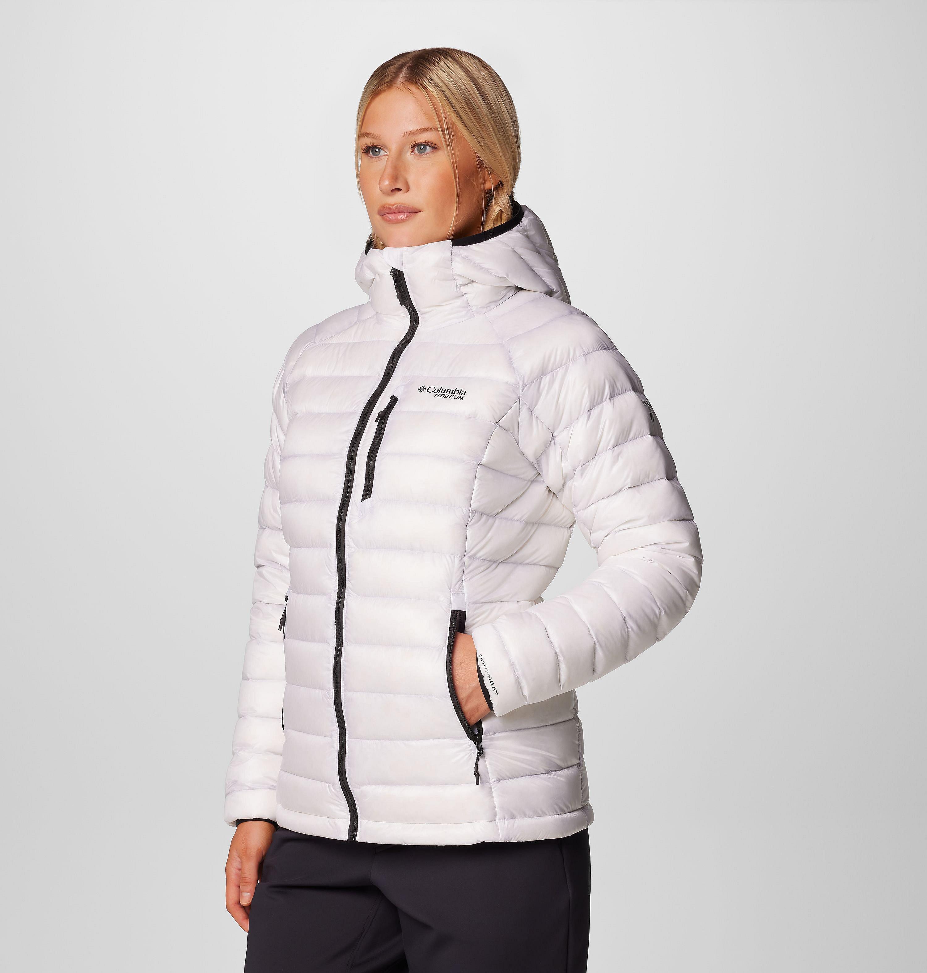 Women's Arctic Crest Down Hooded Jacket | Columbia