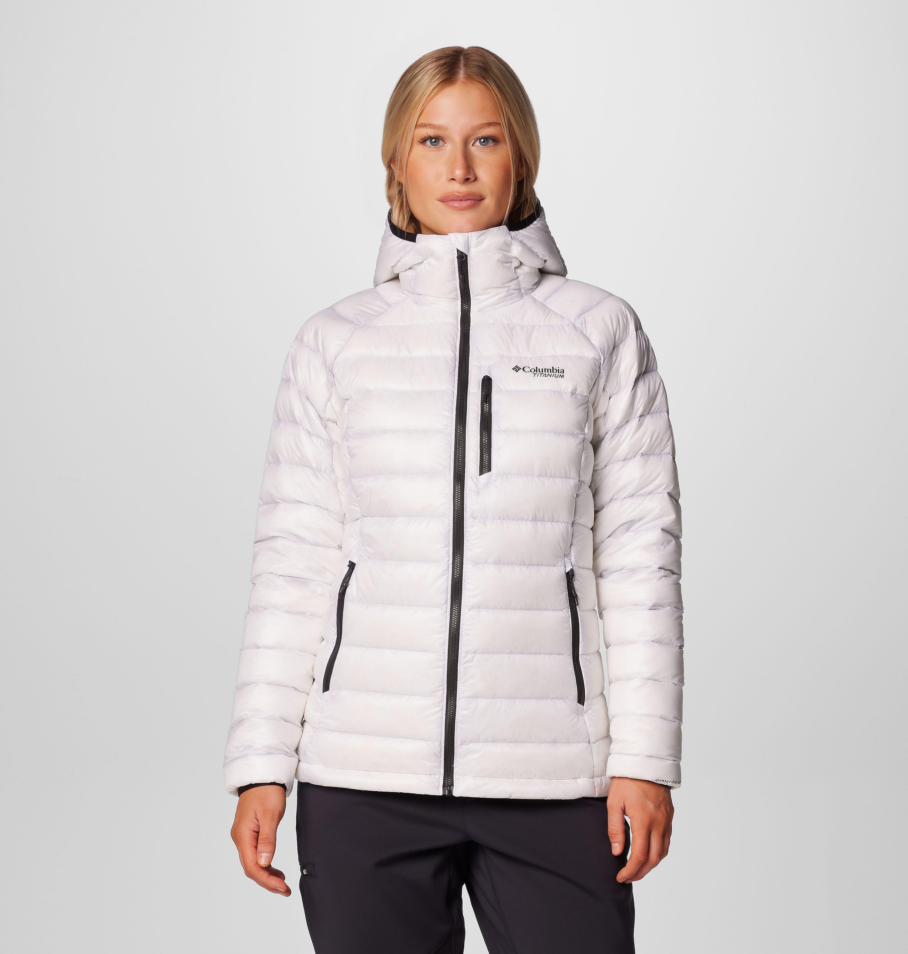Columbia フード付きジャケット L ホワイト Women's Arctic Crest Down Hooded Jacket | Columbia