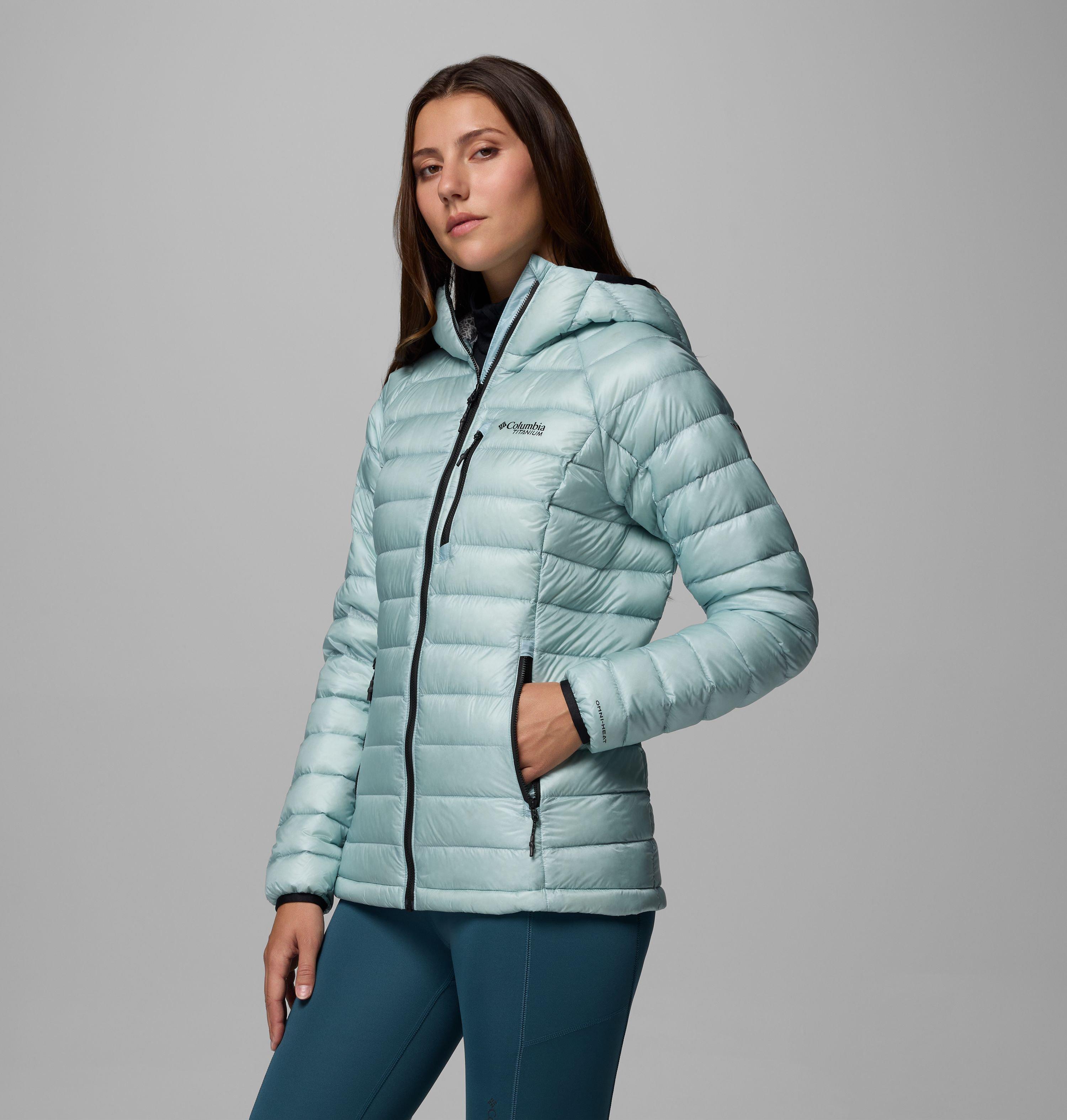 Women's Arctic Crest Down Hooded Jacket 4