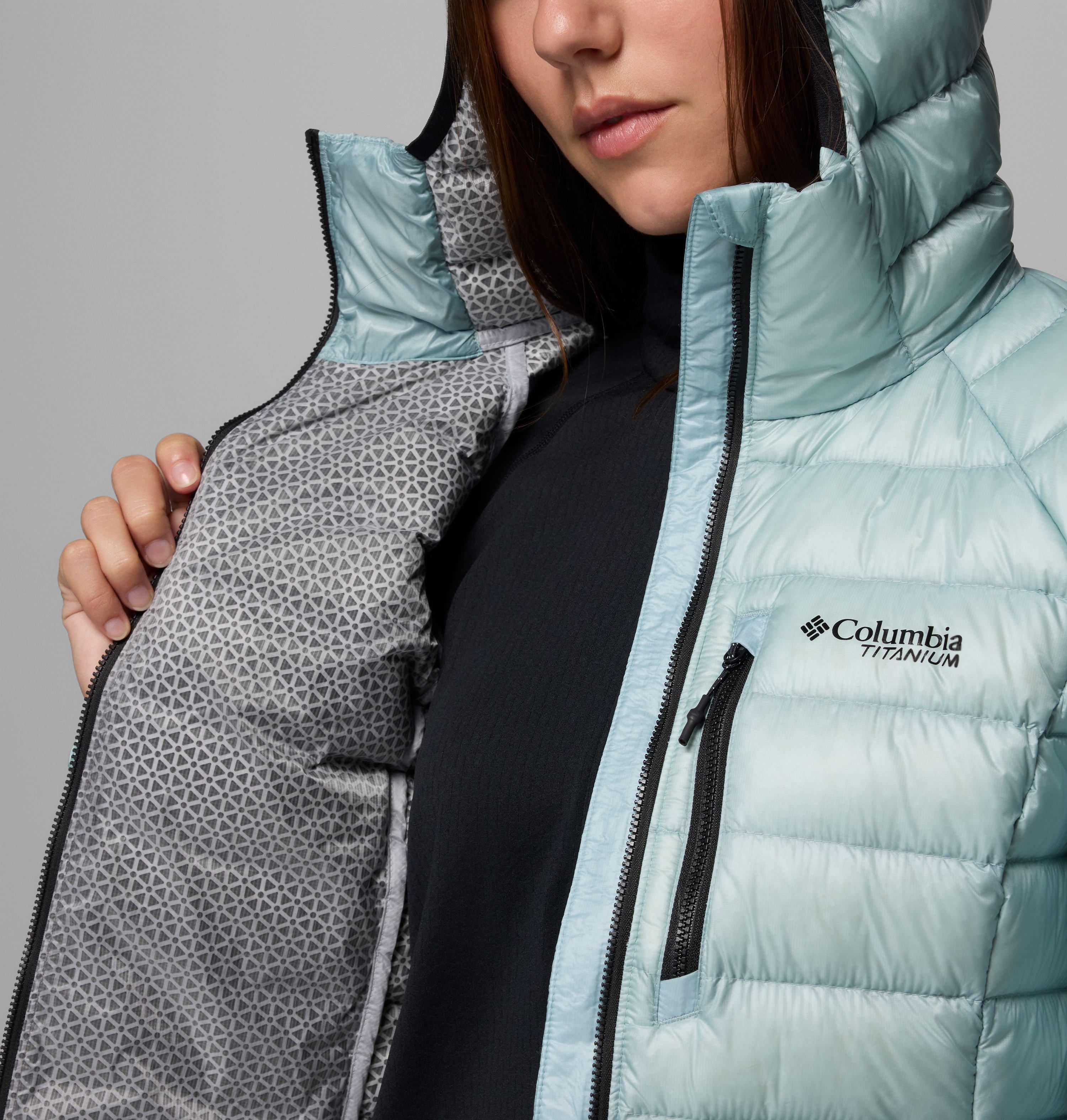 Women's Arctic Crest Down Hooded Jacket 6