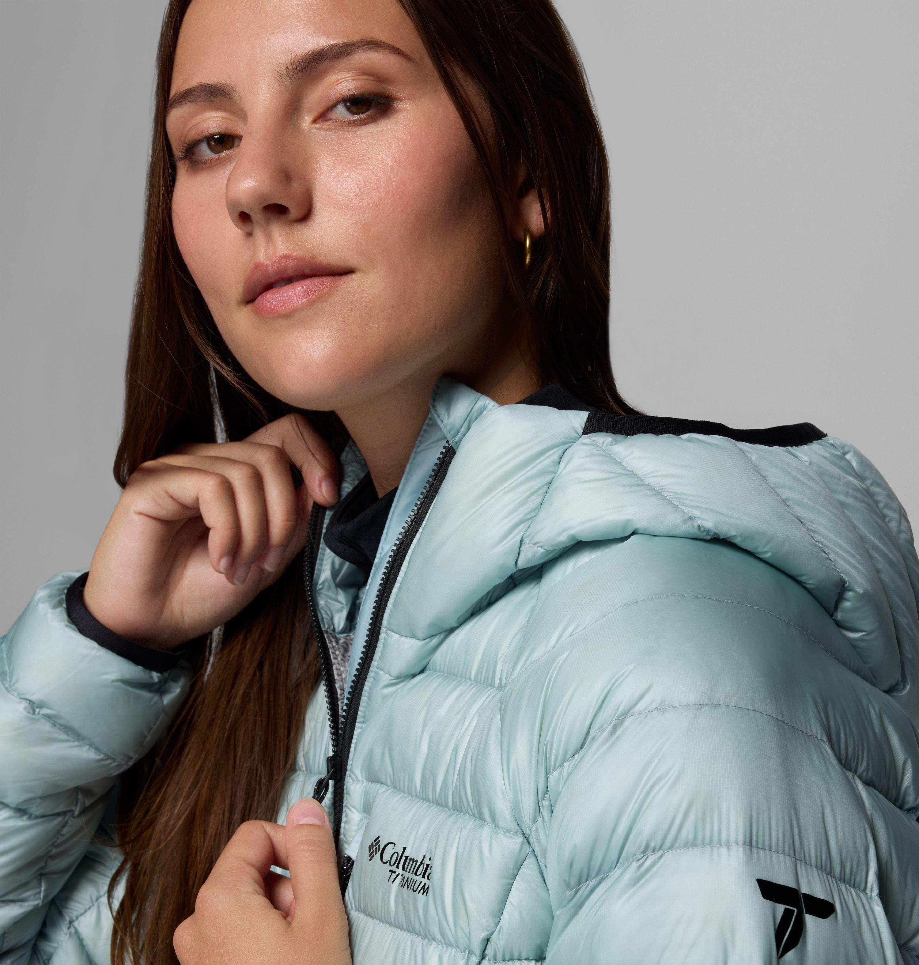 Women's Arctic Crest Down Hooded Jacket 7