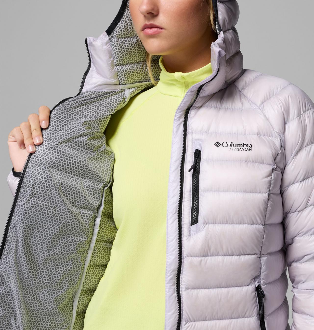 Women's Arctic Crest™ Down Hooded Jacket | 551 | S 7