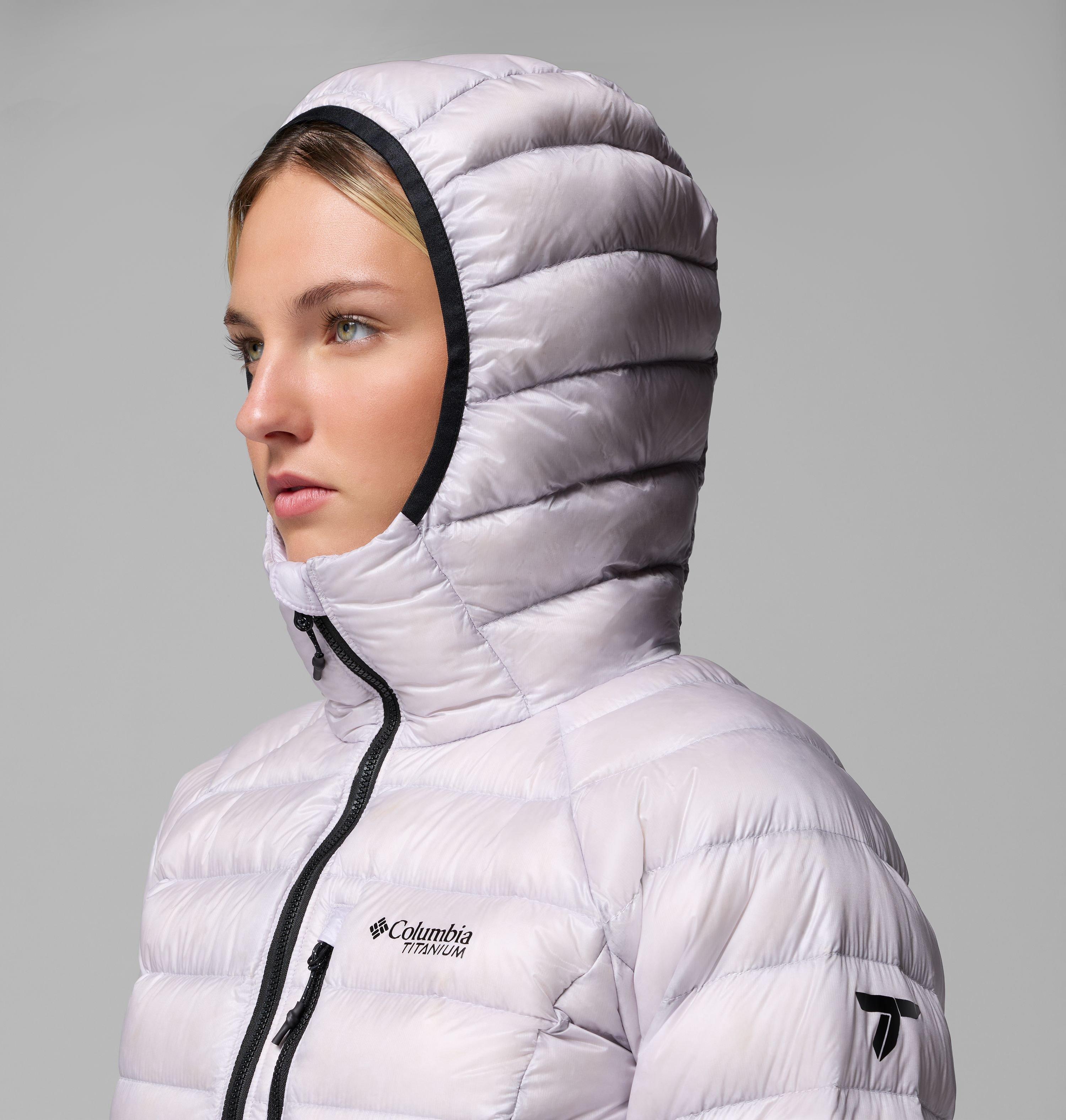 Women's Arctic Crest Down Hooded Jacket 9
