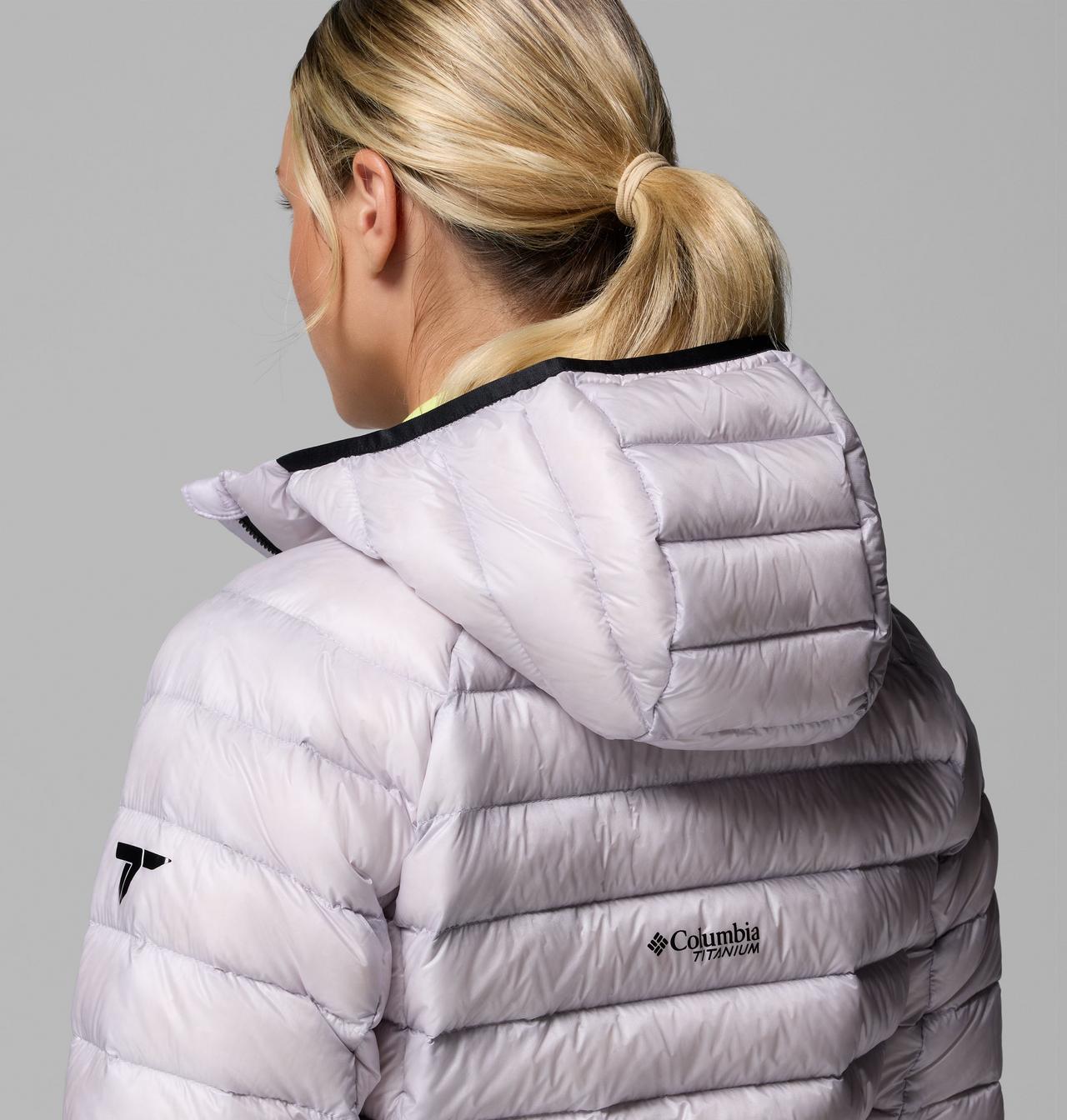 Women's Arctic Crest™ Down Hooded Jacket | 551 | S 11