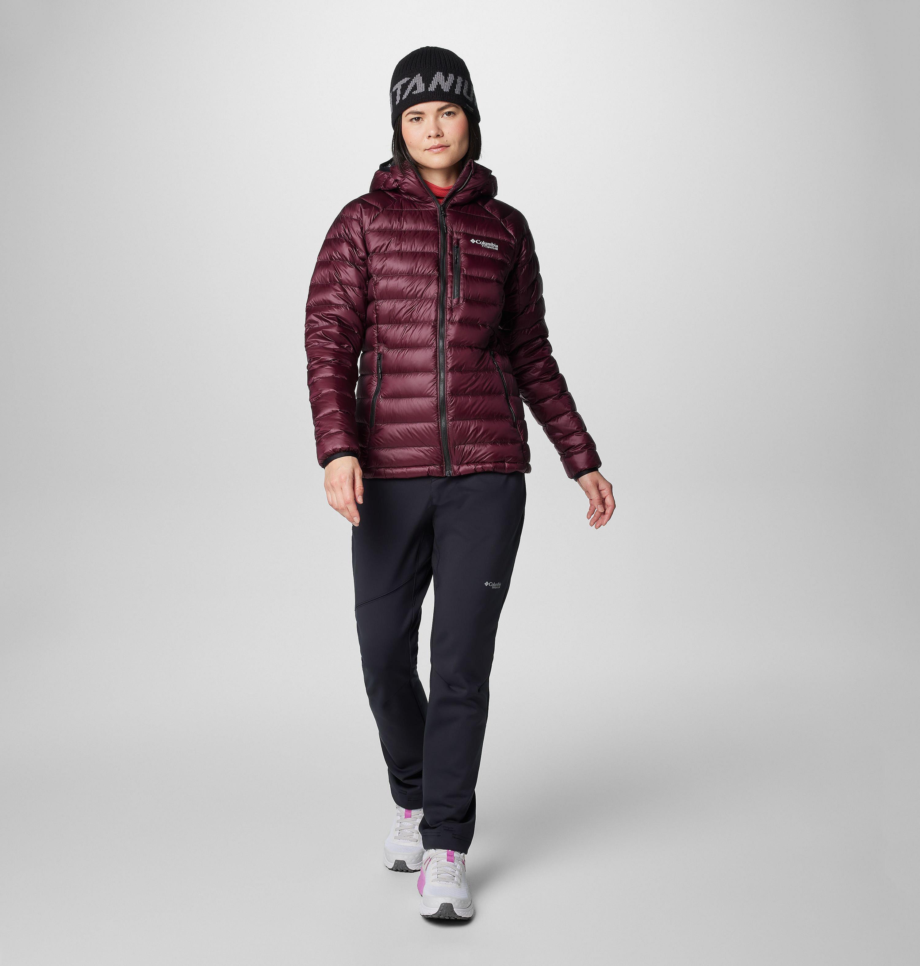 Women's Arctic Crest Down Hooded Jacket 3