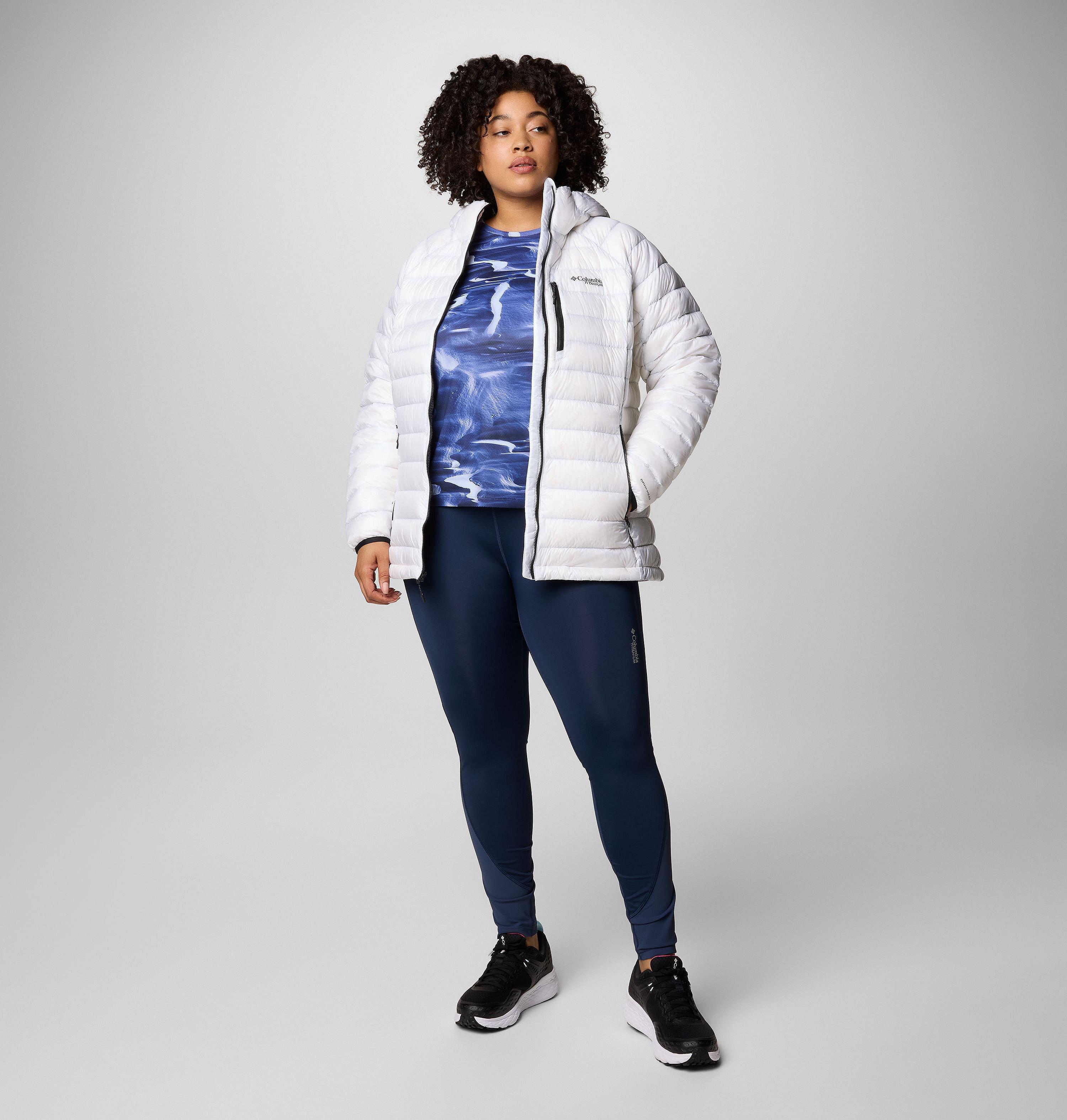 Women's Arctic Crest Down Hooded Jacket - Plus Size 3