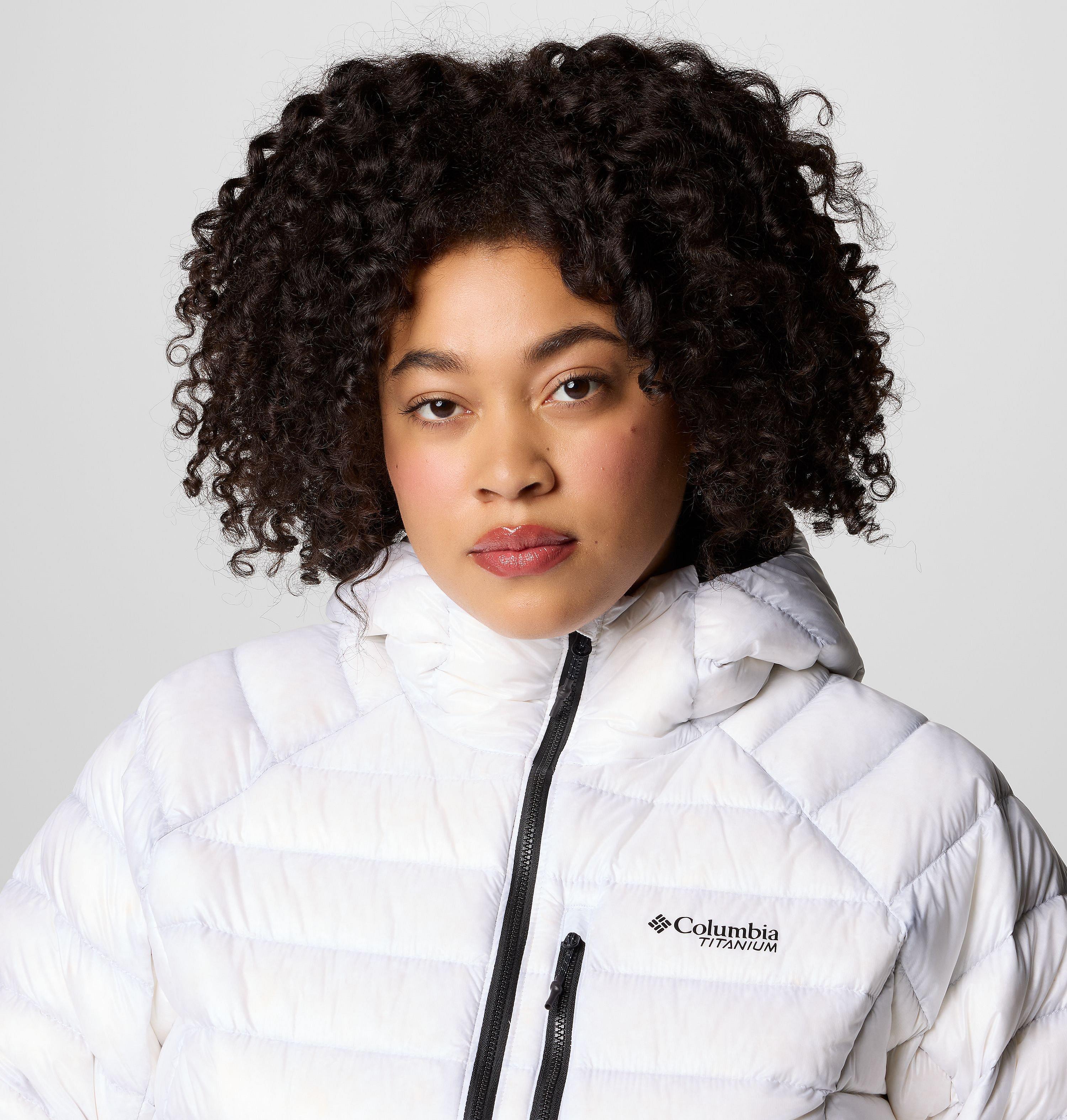 Women's Arctic Crest Down Hooded Jacket - Plus Size 5