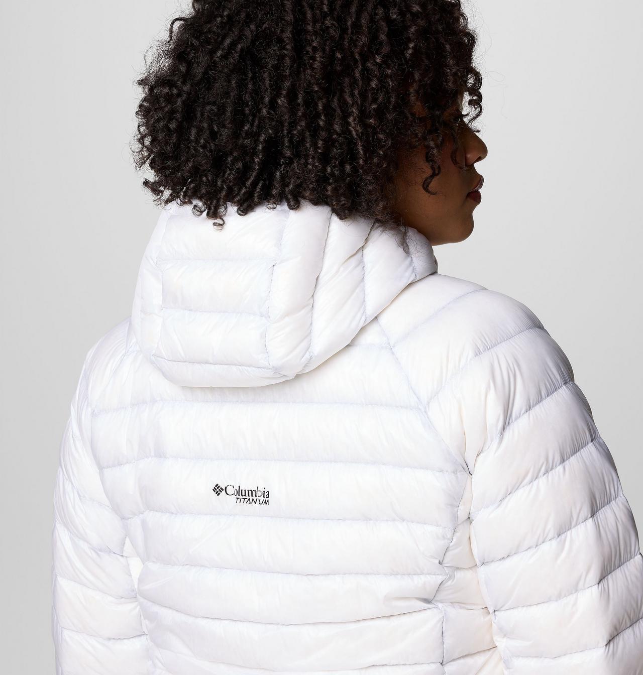 Women's Arctic Crest™ Down Hooded Jacket - Plus Size | 100 | 1X 7