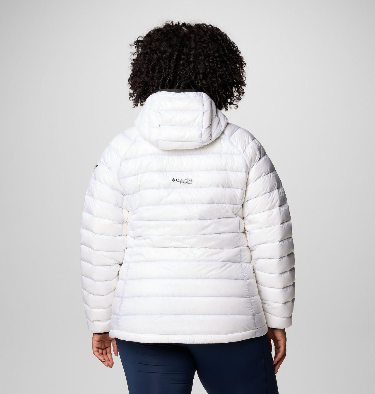 Women's Arctic Crest™ Down Hooded Jacket - Plus Size | 100 | 1X 2