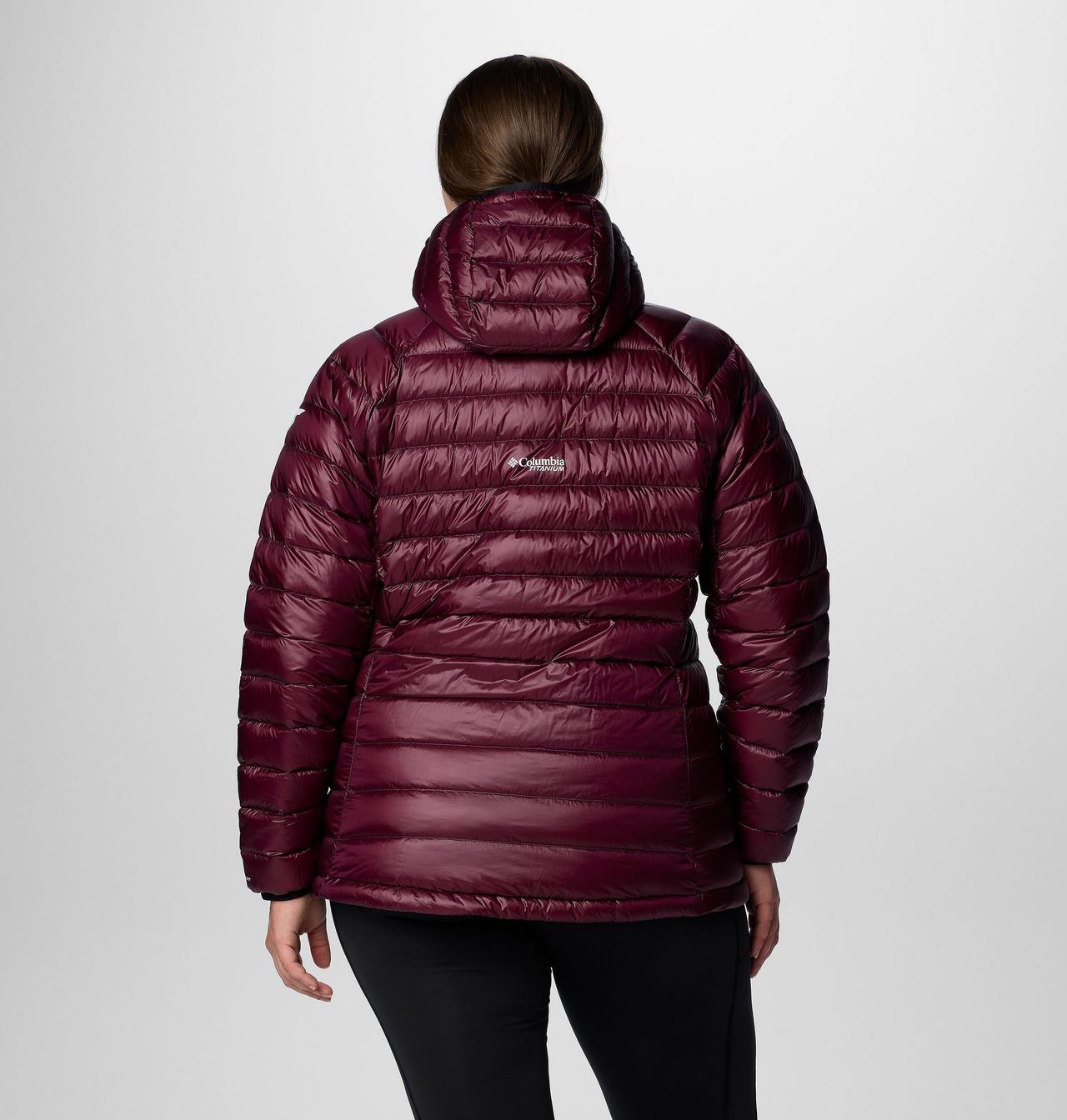 Women's Arctic Crest™ Down Hooded Jacket - Plus Size 2