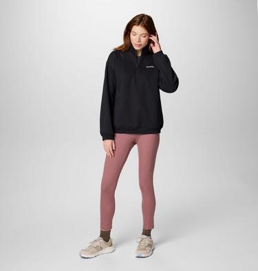 Sudadera con media cremallera Meridian Creek para mujer, Color: Black, image 3