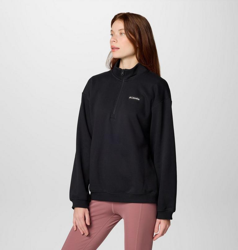 Women's Meridian Creek Half Zip Sweatshirt, Color: Black, image 4