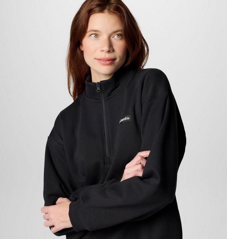 Women's Meridian Creek Half Zip Sweatshirt, Color: Black, image 5