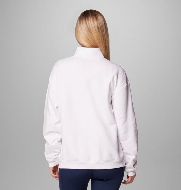 Women's Meridian Creek Half Zip Sweatshirt, Color: White, image 2