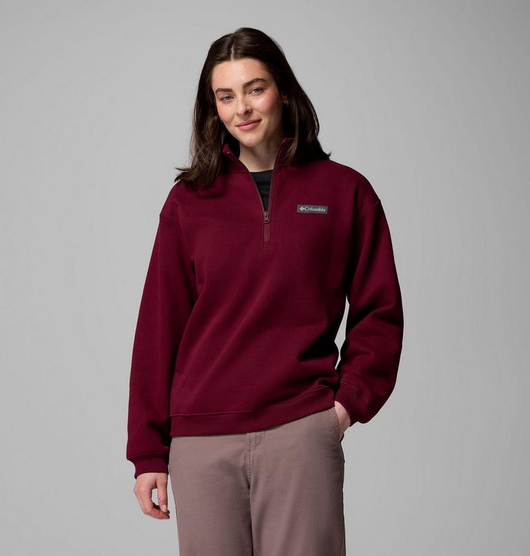 Meridian Creek Quarter Zip, Color: Rich Wine, image 1