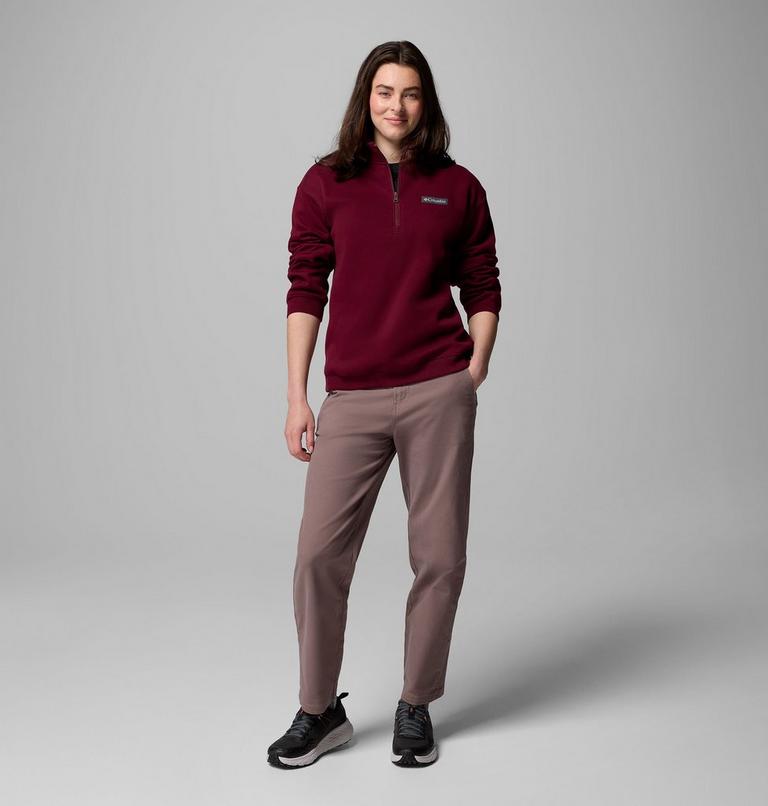 Meridian Creek Quarter Zip, Color: Rich Wine, image 2