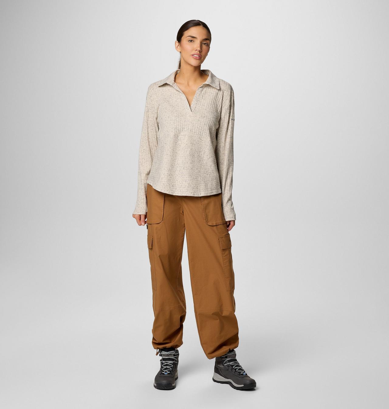 Women's Brea Falls™ Collared Long Sleeve Shirt | 278 | L 3