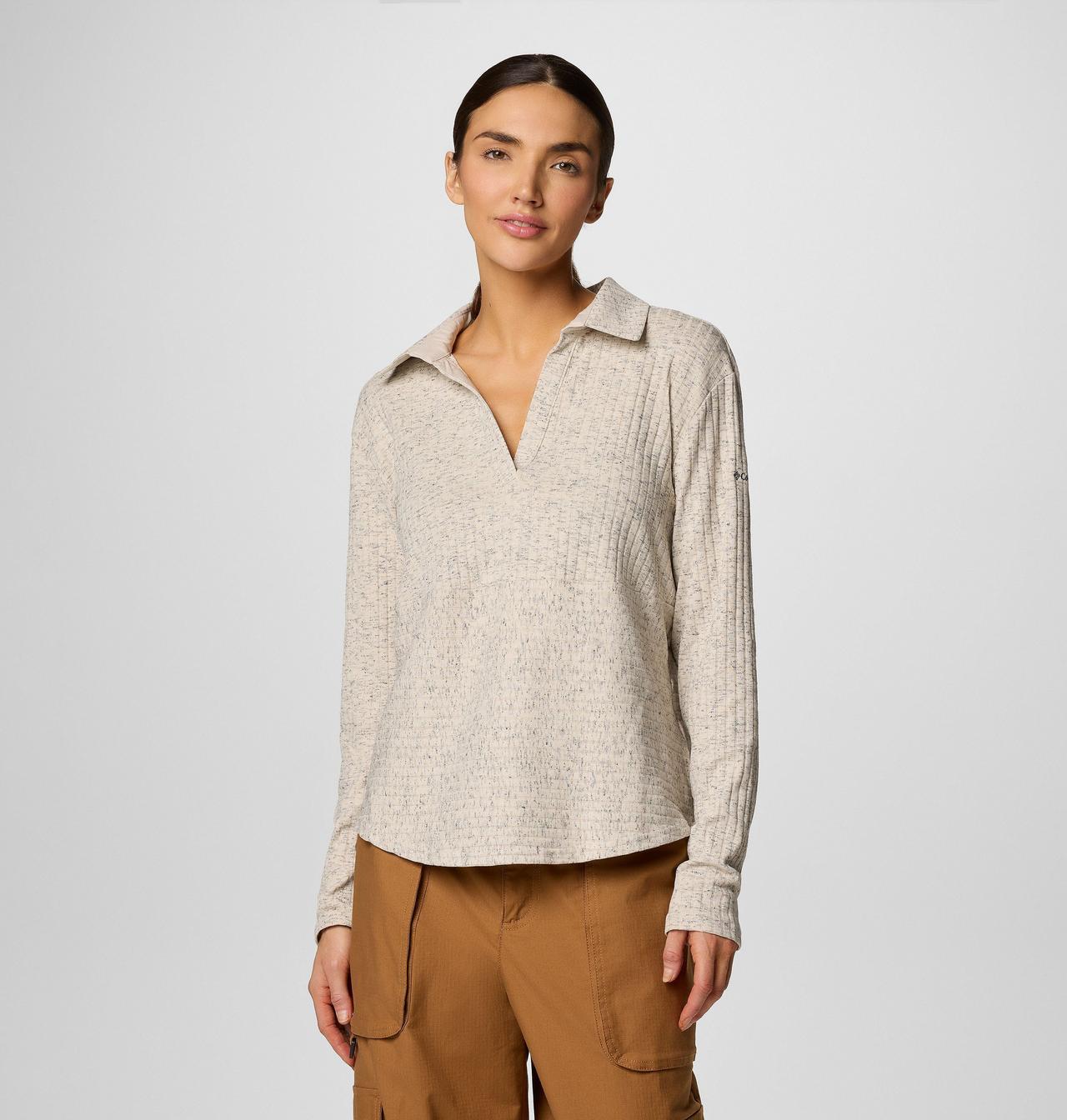 Women's Brea Falls™ Collared Long Sleeve Shirt | 278 | L 1