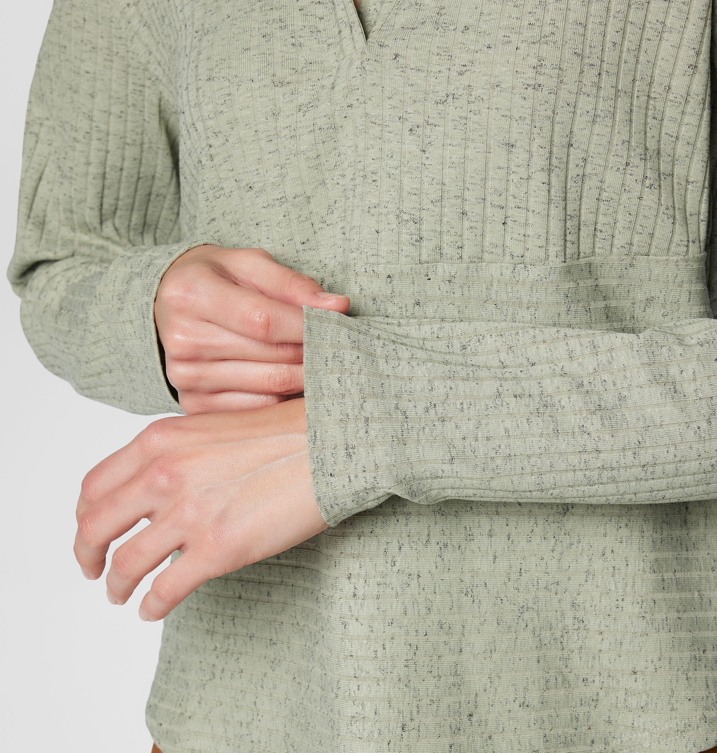 Women's Brea Falls Collared Long Sleeve Shirt 6