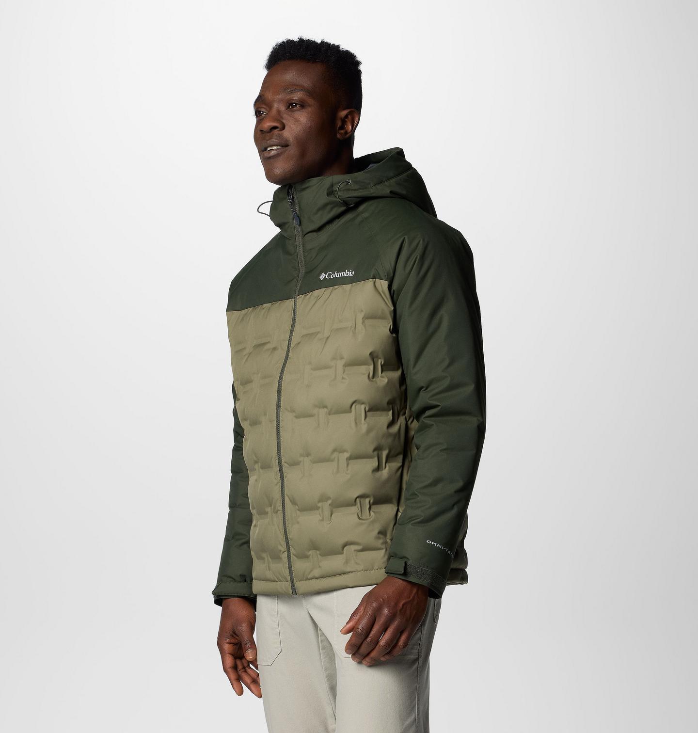 Мужская куртка Columbia Grand Trek III Down Hooded Jacket - Tall, цвет: Зелёный — фото 3