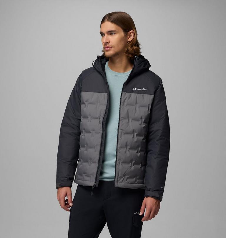 Chaqueta de plumón impermeable con capucha Grand Trek III para hombre, Color: City Grey, Shark, image 5