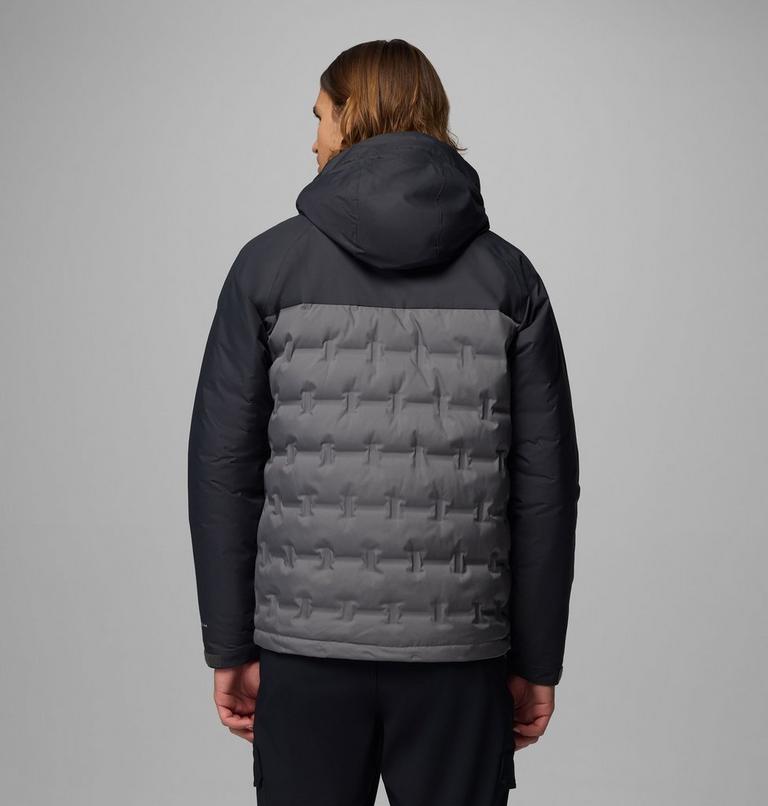 Chaqueta de plumón impermeable con capucha Grand Trek III para hombre, Color: City Grey, Shark, image 3