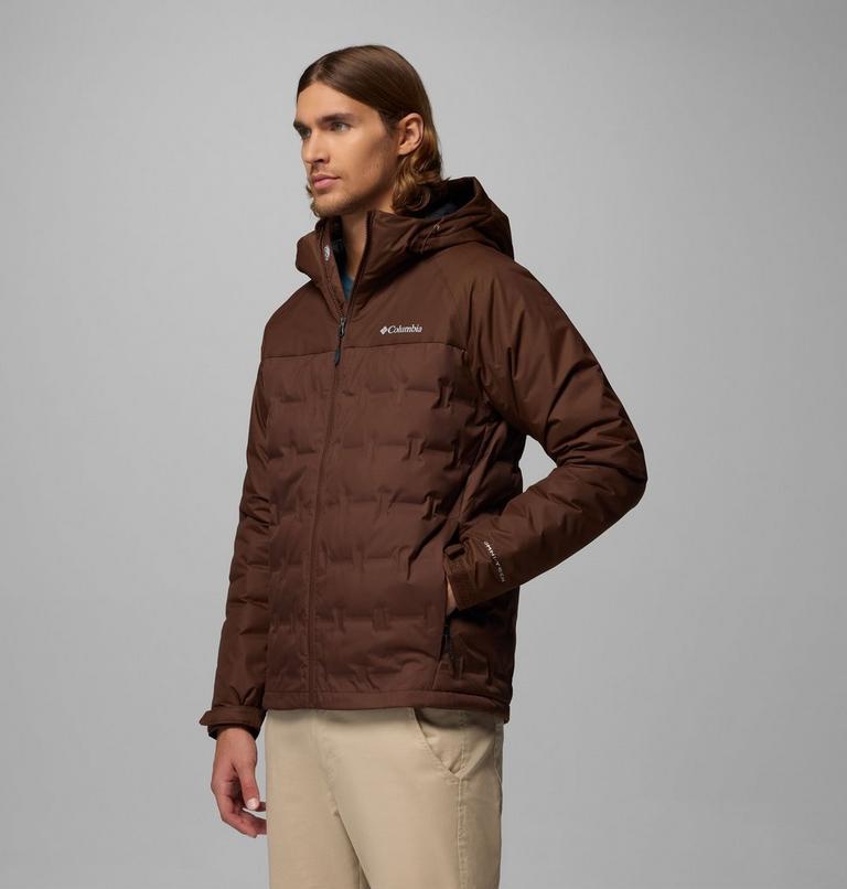 Chaqueta de plumón impermeable con capucha Grand Trek III para hombre, Color: Tobacco, image 4