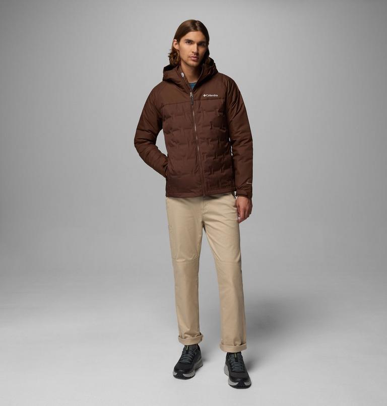 Chaqueta de plumón impermeable con capucha Grand Trek III para hombre, Color: Tobacco, image 2