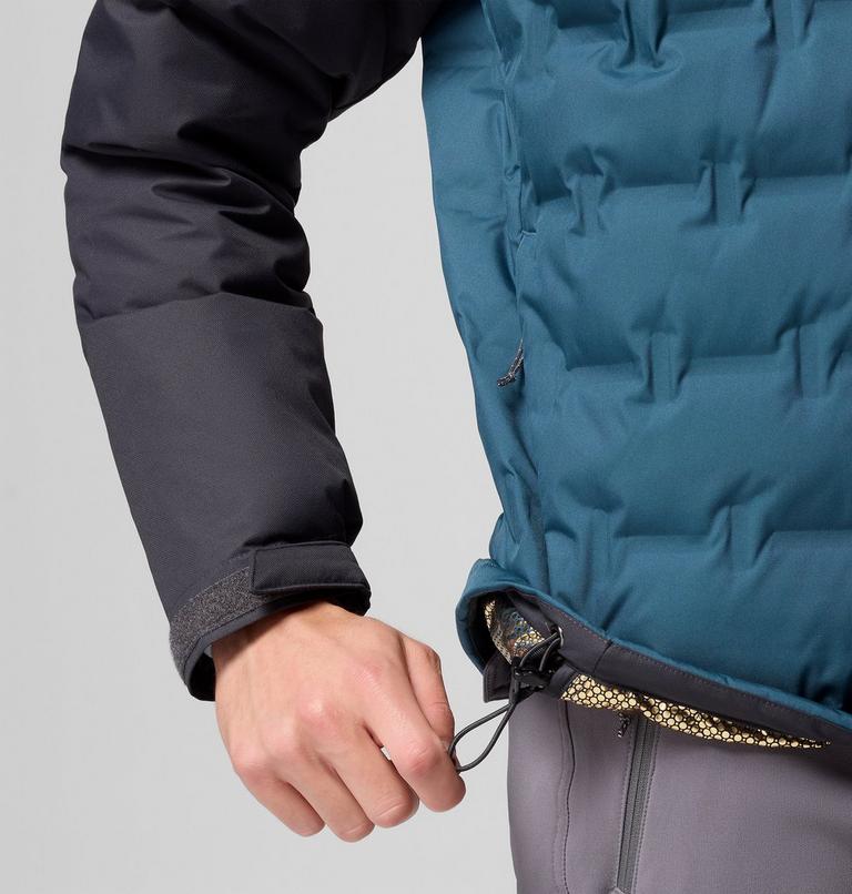 Men's Grand Trek III Down Waterproof Hooded Jacket, Color: Everblue, Shark, image 8