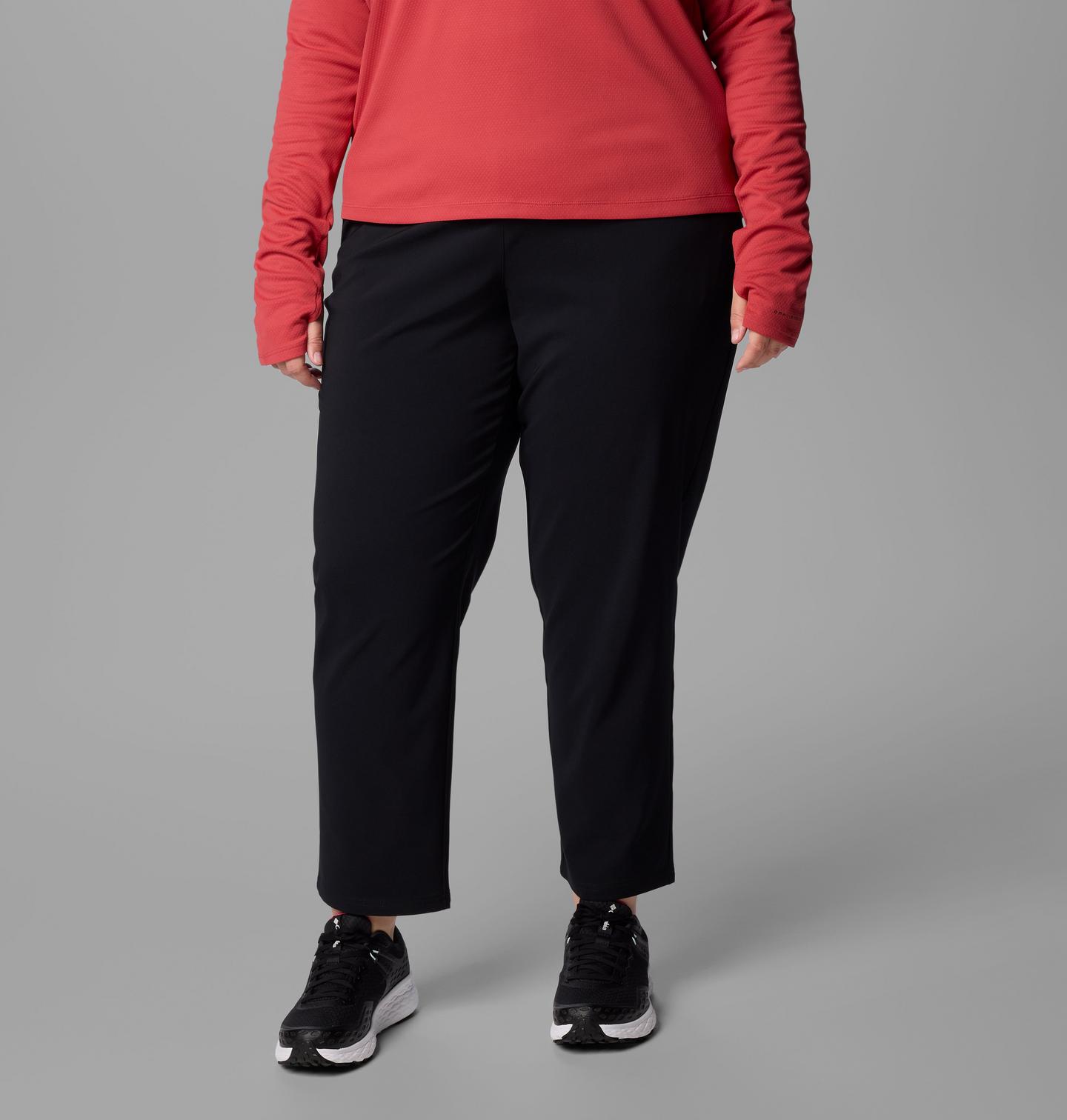 Женские брюки Columbia All Seasons Pull-On Pants - Plus Size, цвет: Чёрный — фото 1