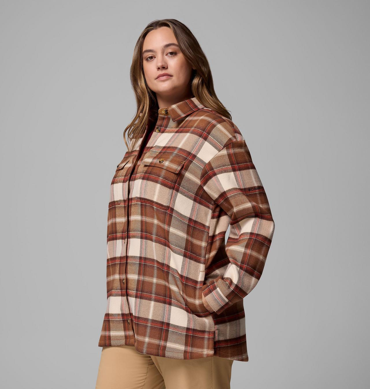 Women's Blue Point Creek™ Shirt Jacket - Plus Size 4