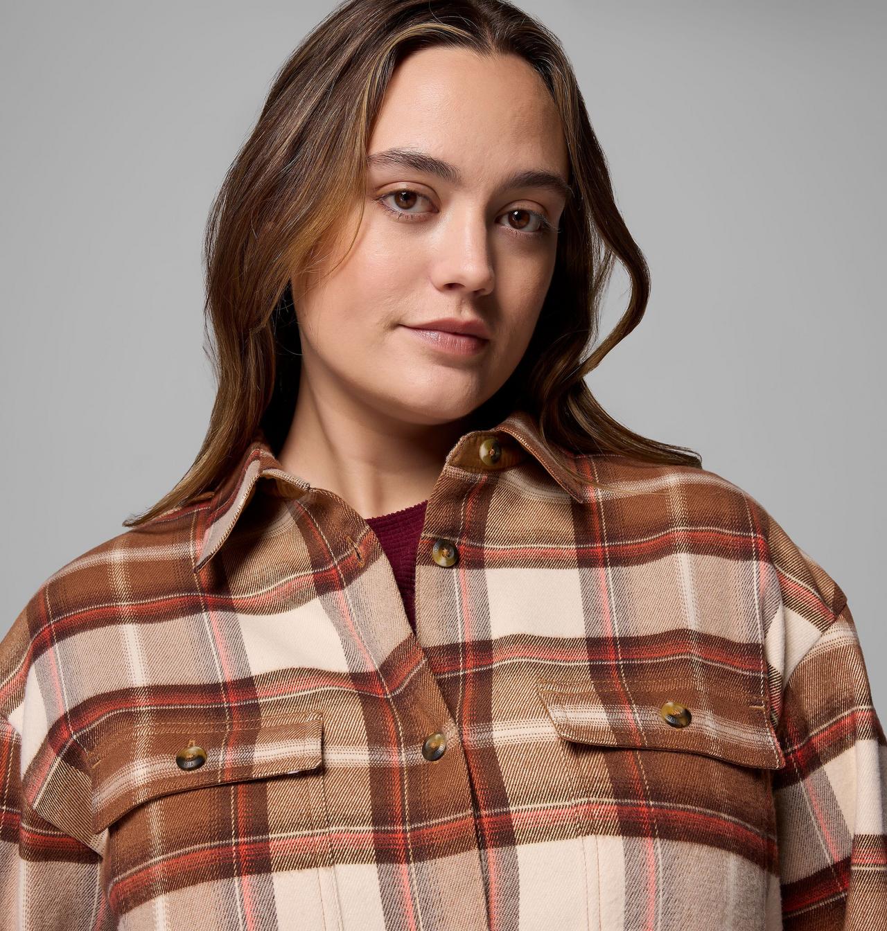 Women's Blue Point Creek™ Shirt Jacket - Plus Size 6