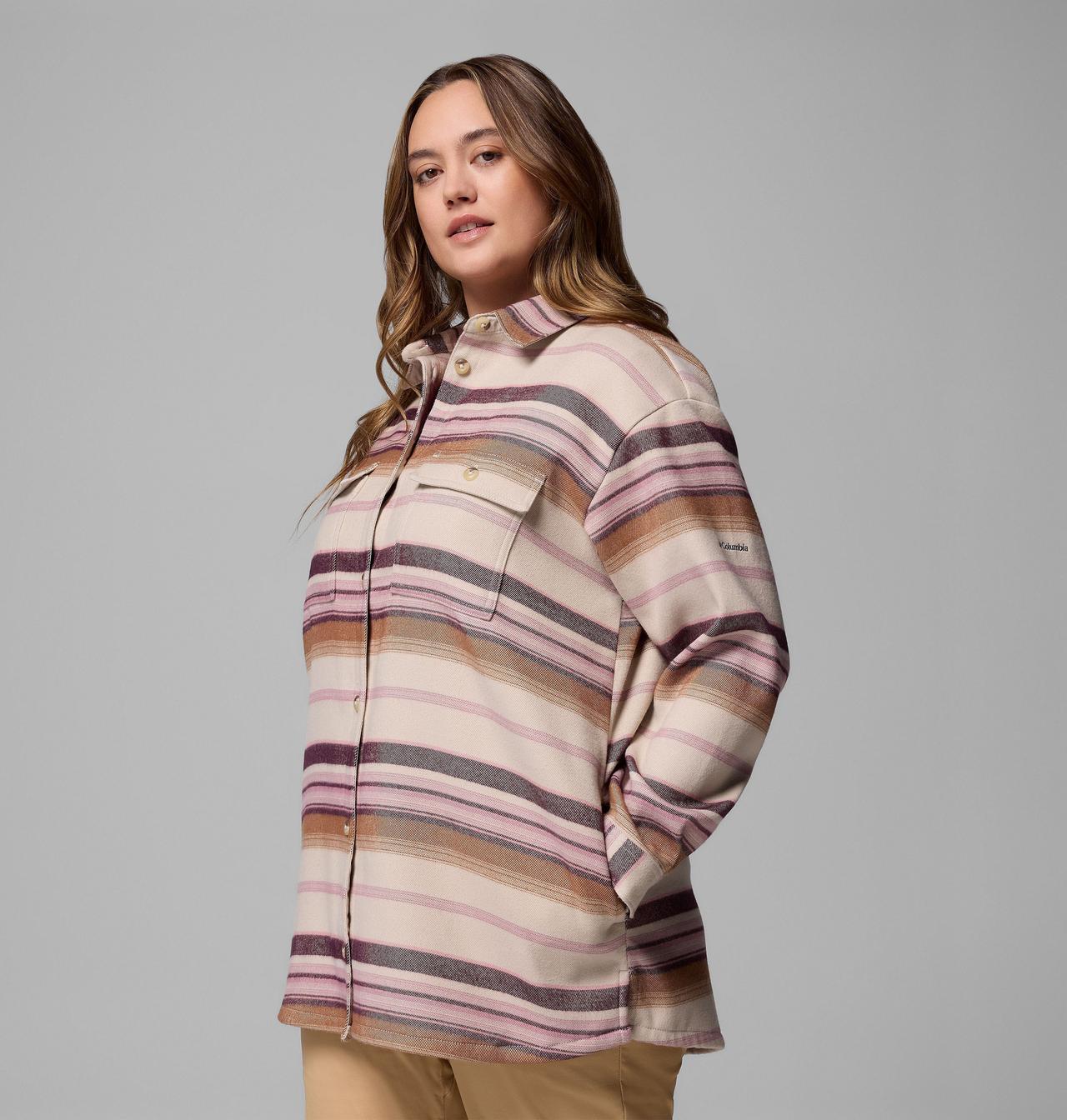 Women's Blue Point Creek™ Shirt Jacket - Plus Size 4