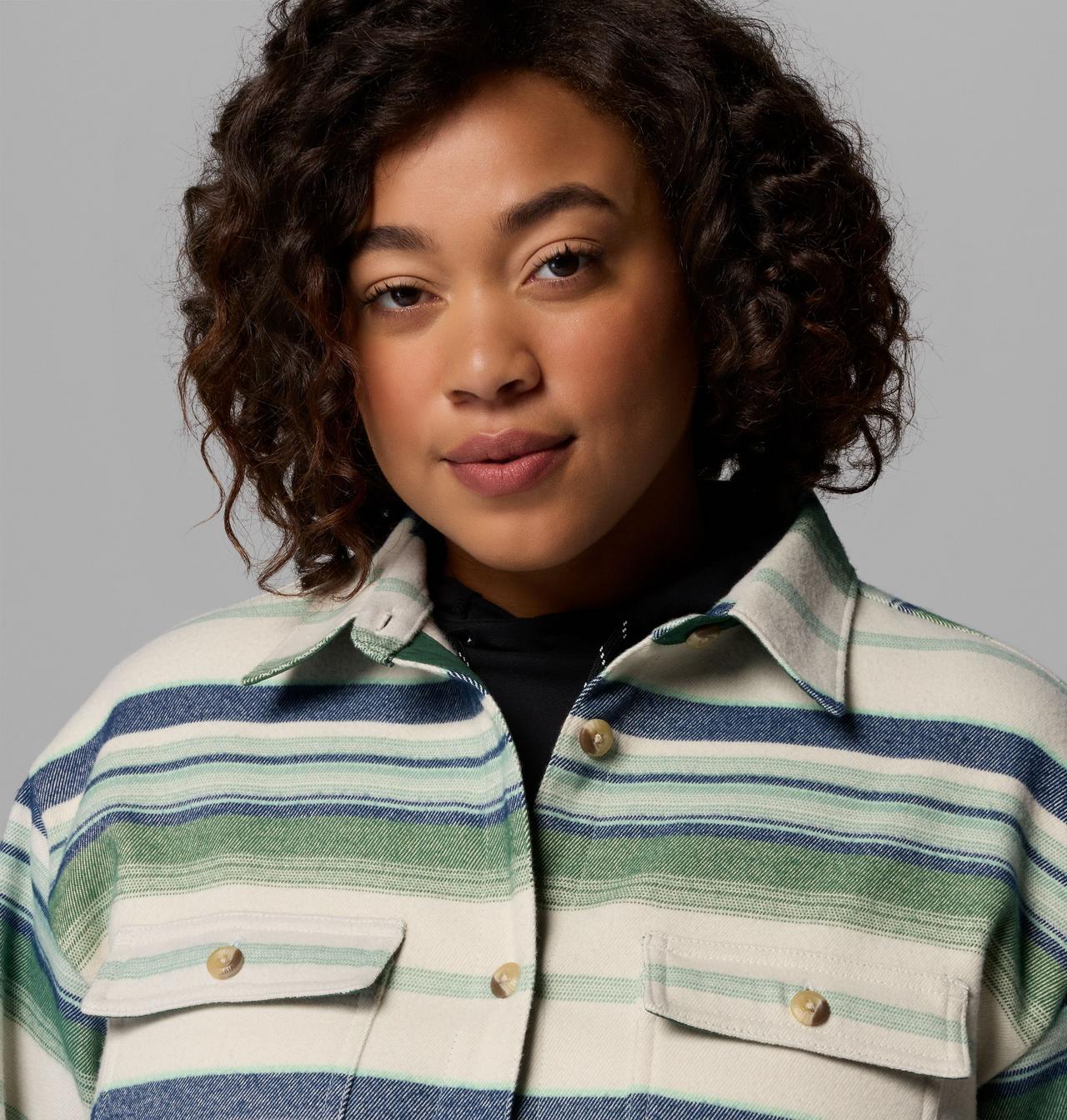 Women's Blue Point Creek™ Shirt Jacket - Plus Size | 376 | 3X 6