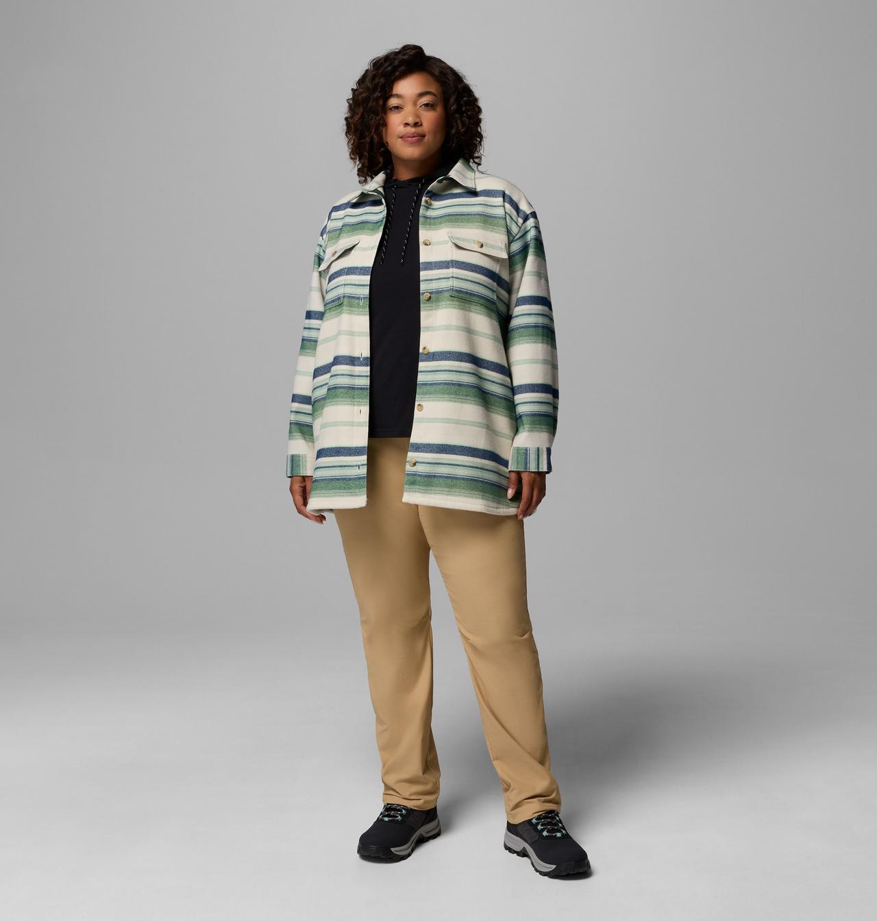 Women's Blue Point Creek™ Shirt Jacket - Plus Size | 376 | 3X 2