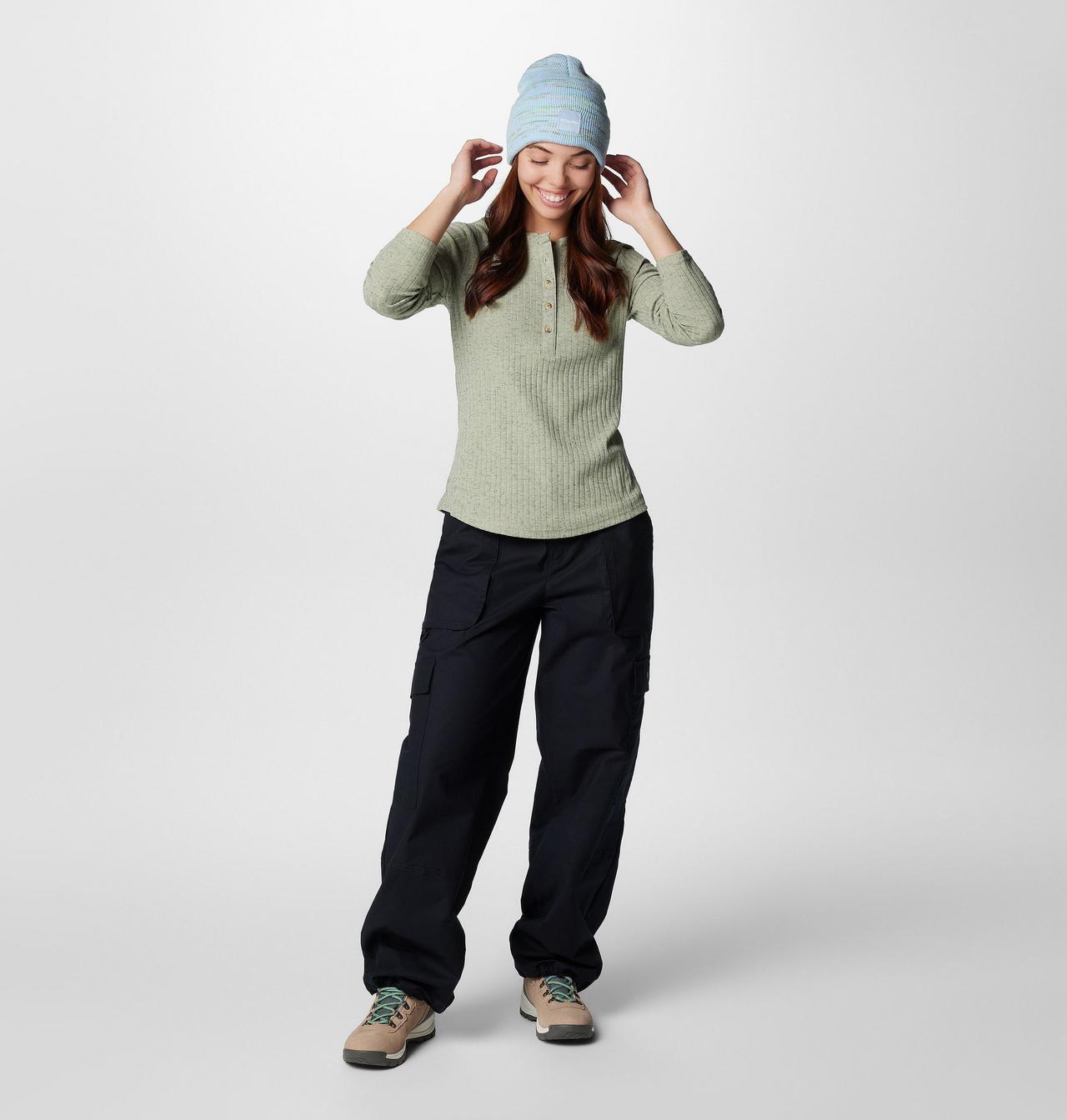 Women's Brea Falls™ Henley Long Sleeve Shirt | 348 | XL 4