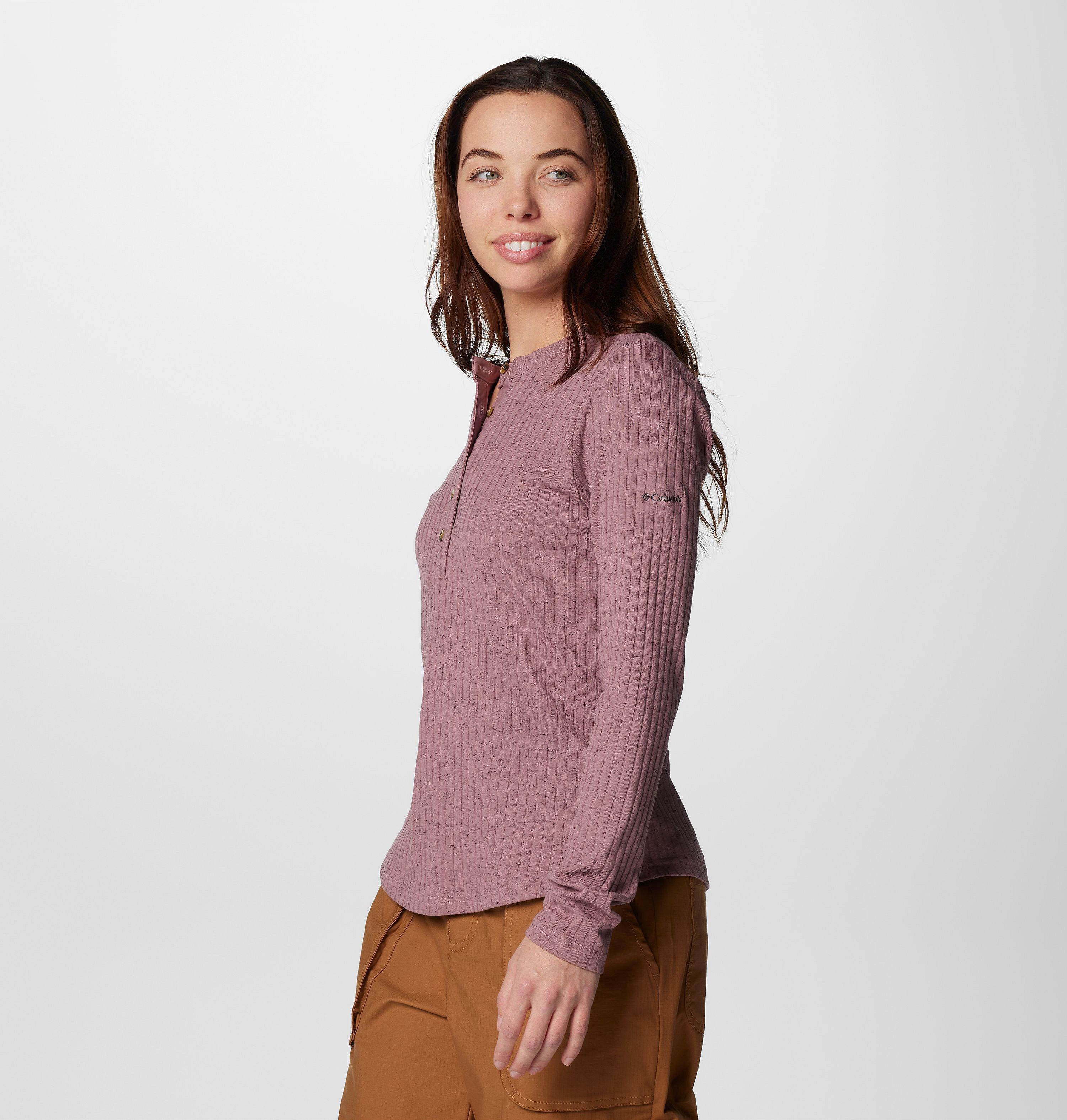 Women's Brea Falls Henley Long Sleeve Shirt 5