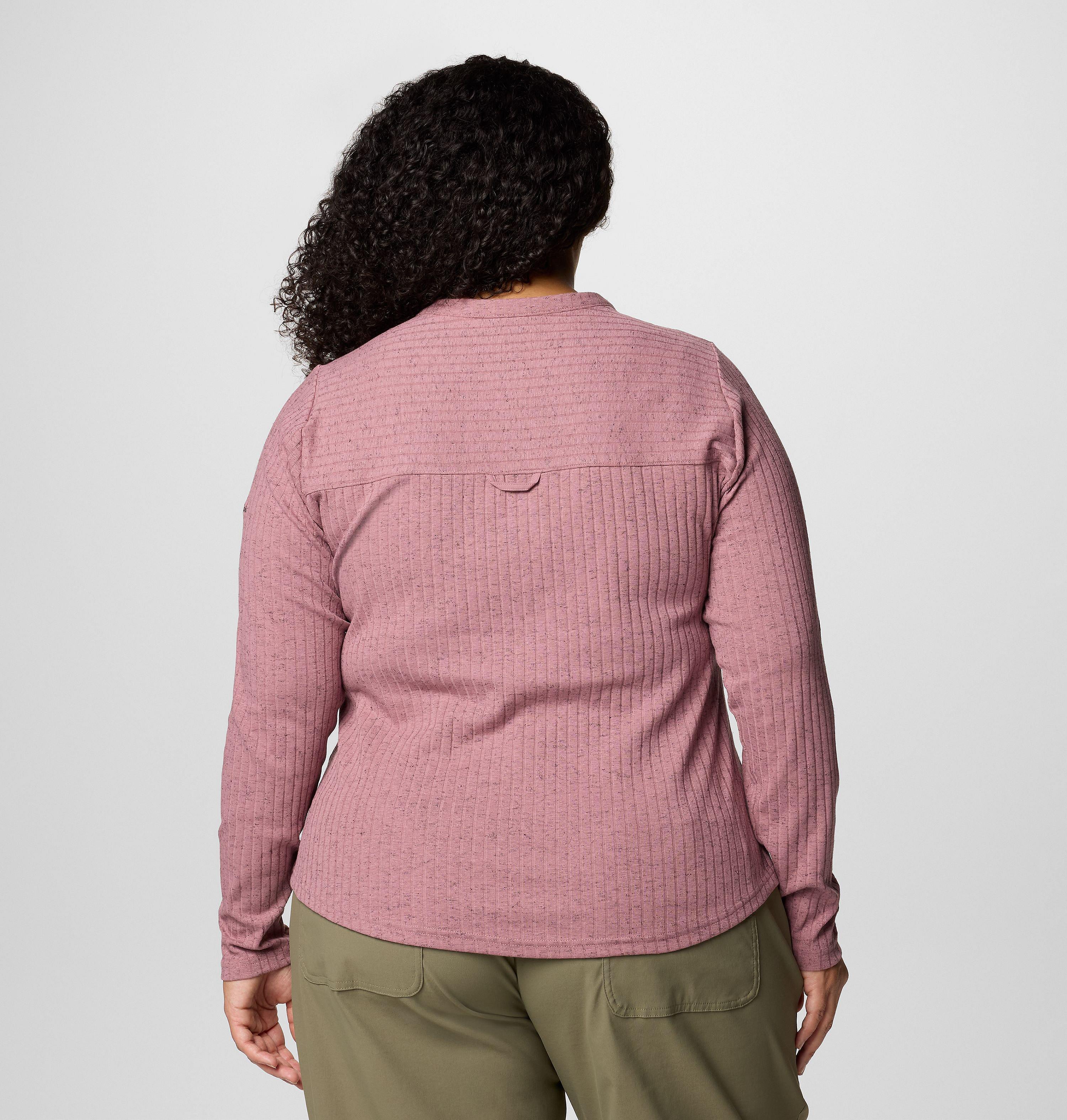 Women's Brea Falls Henley Long Sleeve Shirt - Plus Size 2