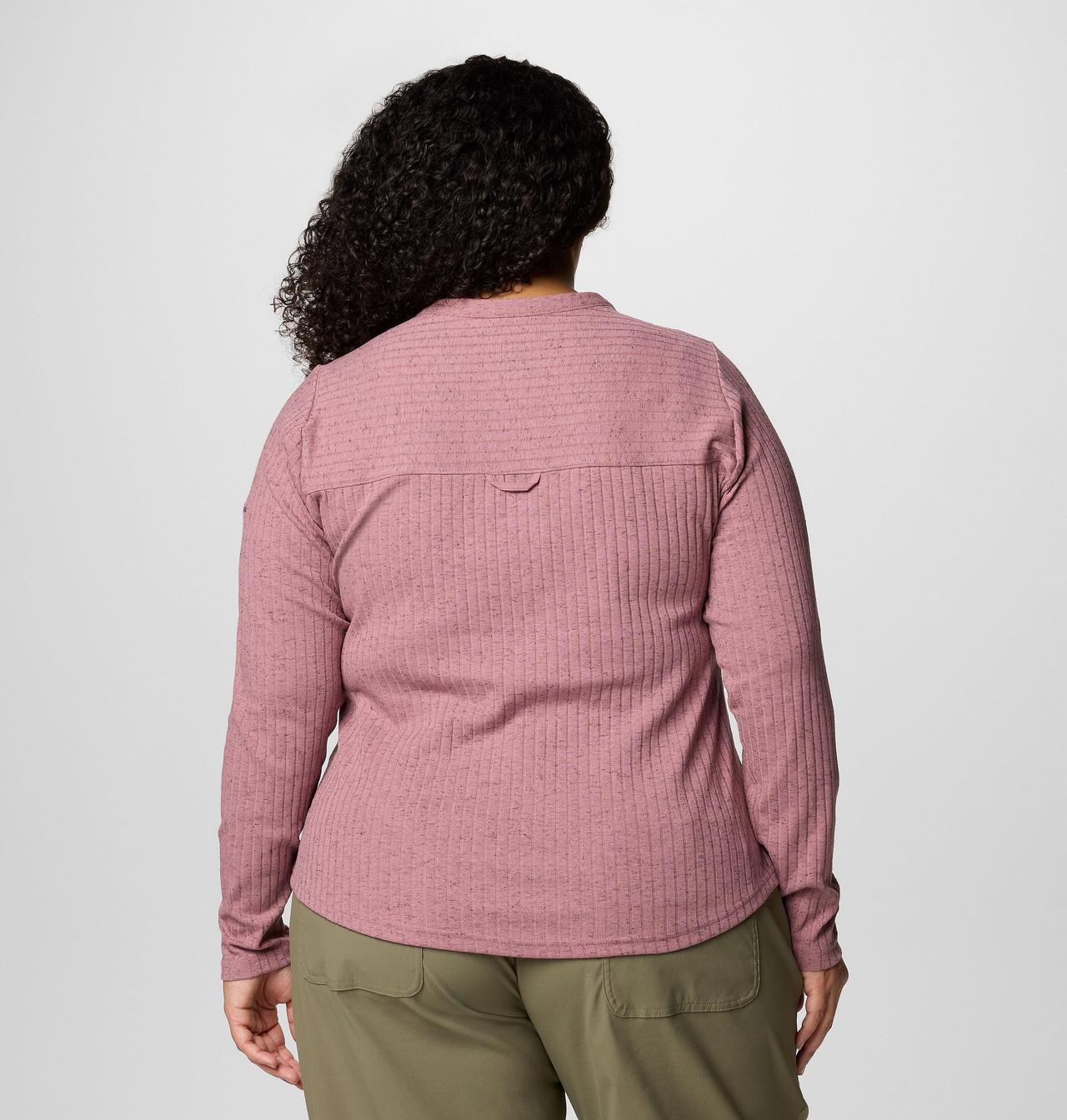 Women's Brea Falls™ Henley Long Sleeve Shirt - Plus Size 2