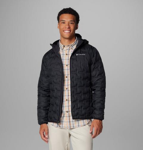 Мужская куртка Columbia Delta Ridge II Down Hooded, цвет: Чёрный