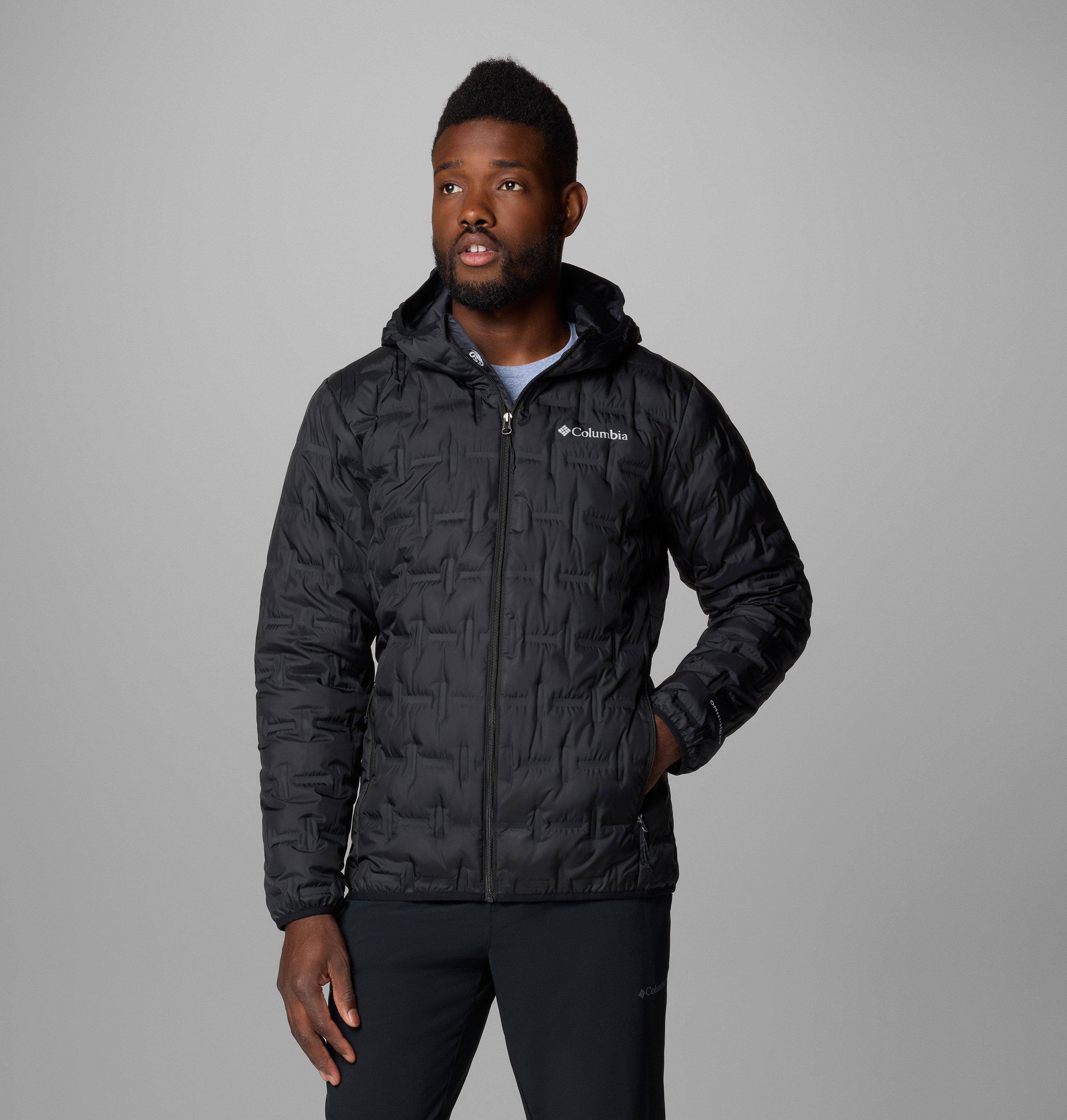 Columbia Sportswear Men's Black Columbia - Delta Ridge Down Hooded Jacket - Xxl