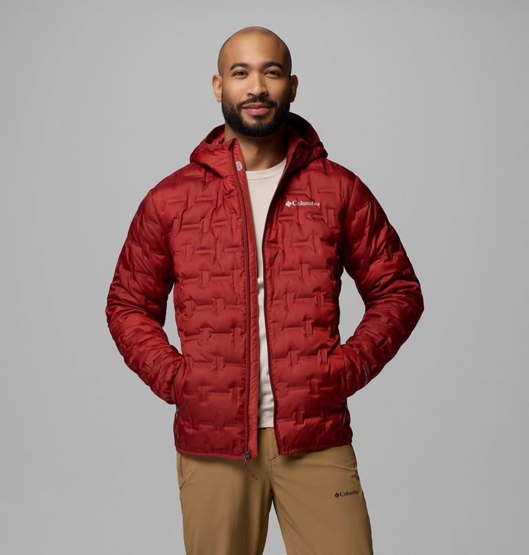 Doudoune &Agrave; Capuche en Duvet Delta Ridge Homme, Color: Red Oxide, image 5
