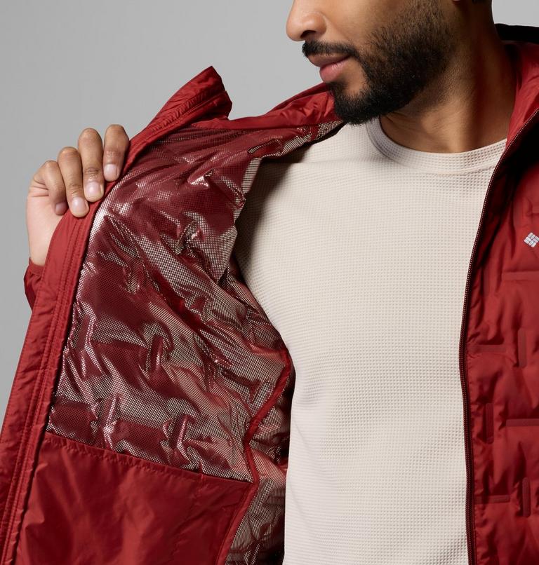 Doudoune &Agrave; Capuche en Duvet Delta Ridge Homme, Color: Red Oxide, image 6