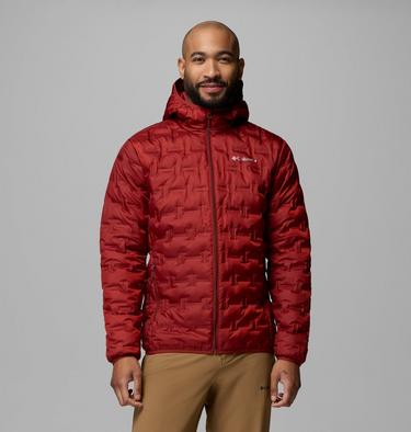 Doudoune &Agrave; Capuche en Duvet Delta Ridge Homme, Color: Red Oxide, image 1