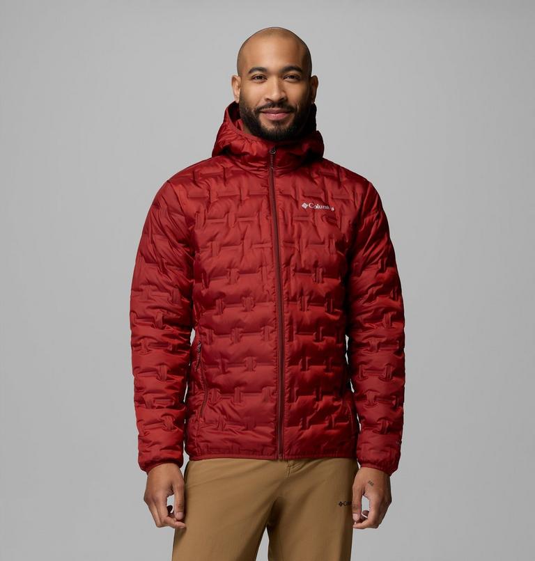 Doudoune &Agrave; Capuche en Duvet Delta Ridge Homme, Color: Red Oxide, image 1